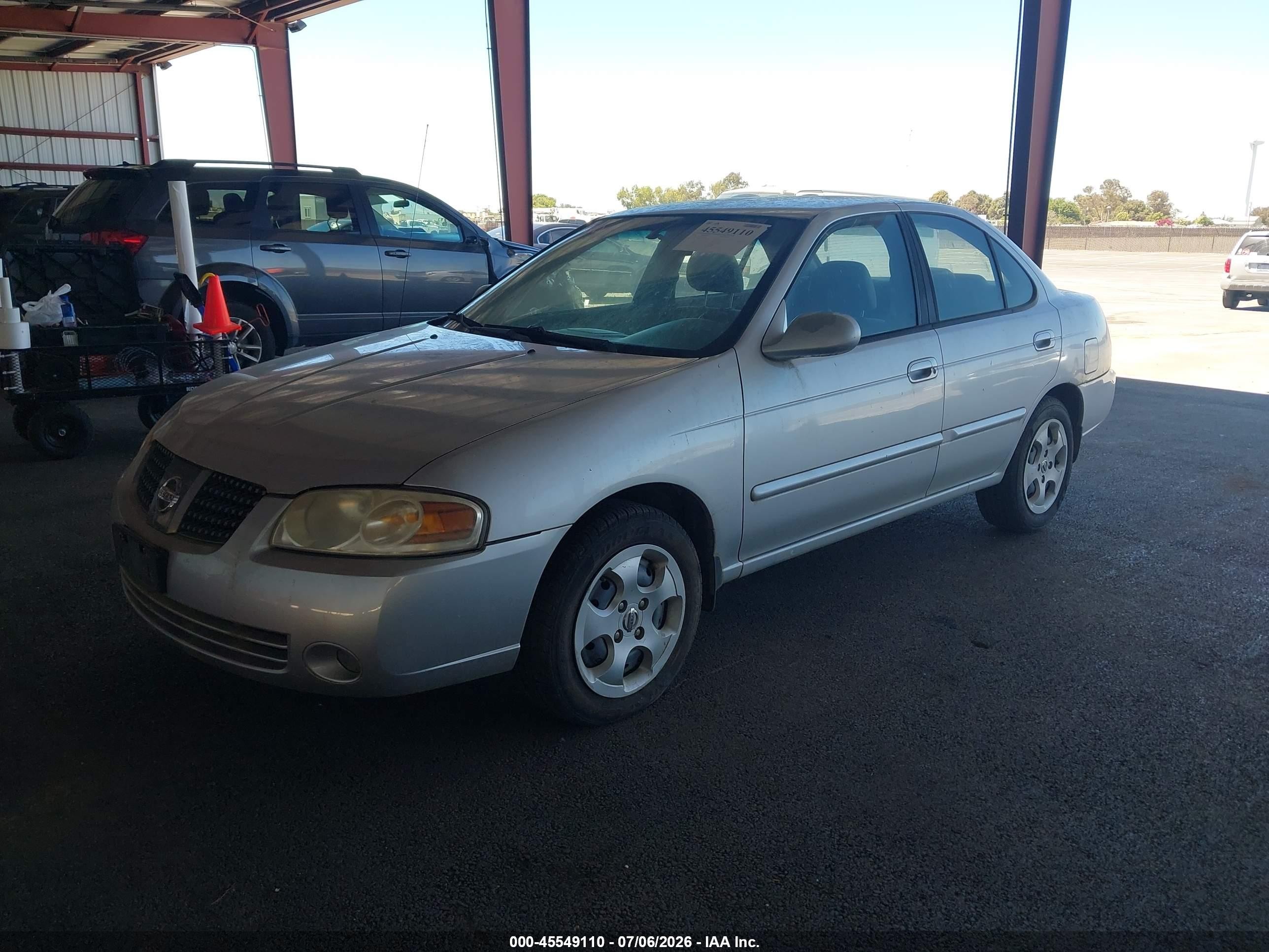 2006 Nissan Sentra 1.8s Silver vin: 3N1CB51A86L613509