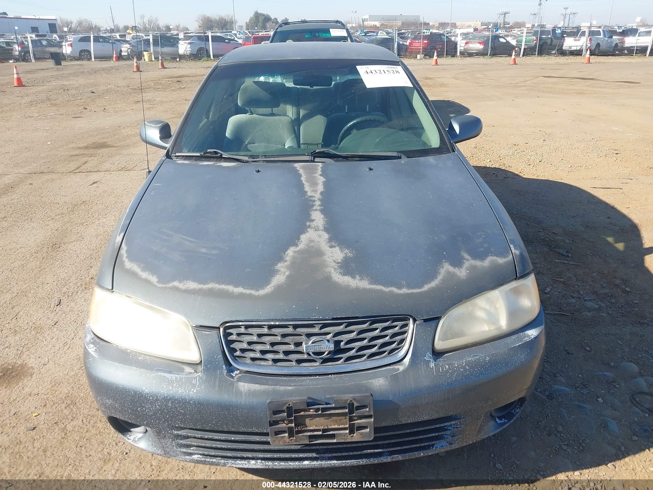 2001 Nissan Sentra Gxe Green vin: 3N1CB51D01L467030