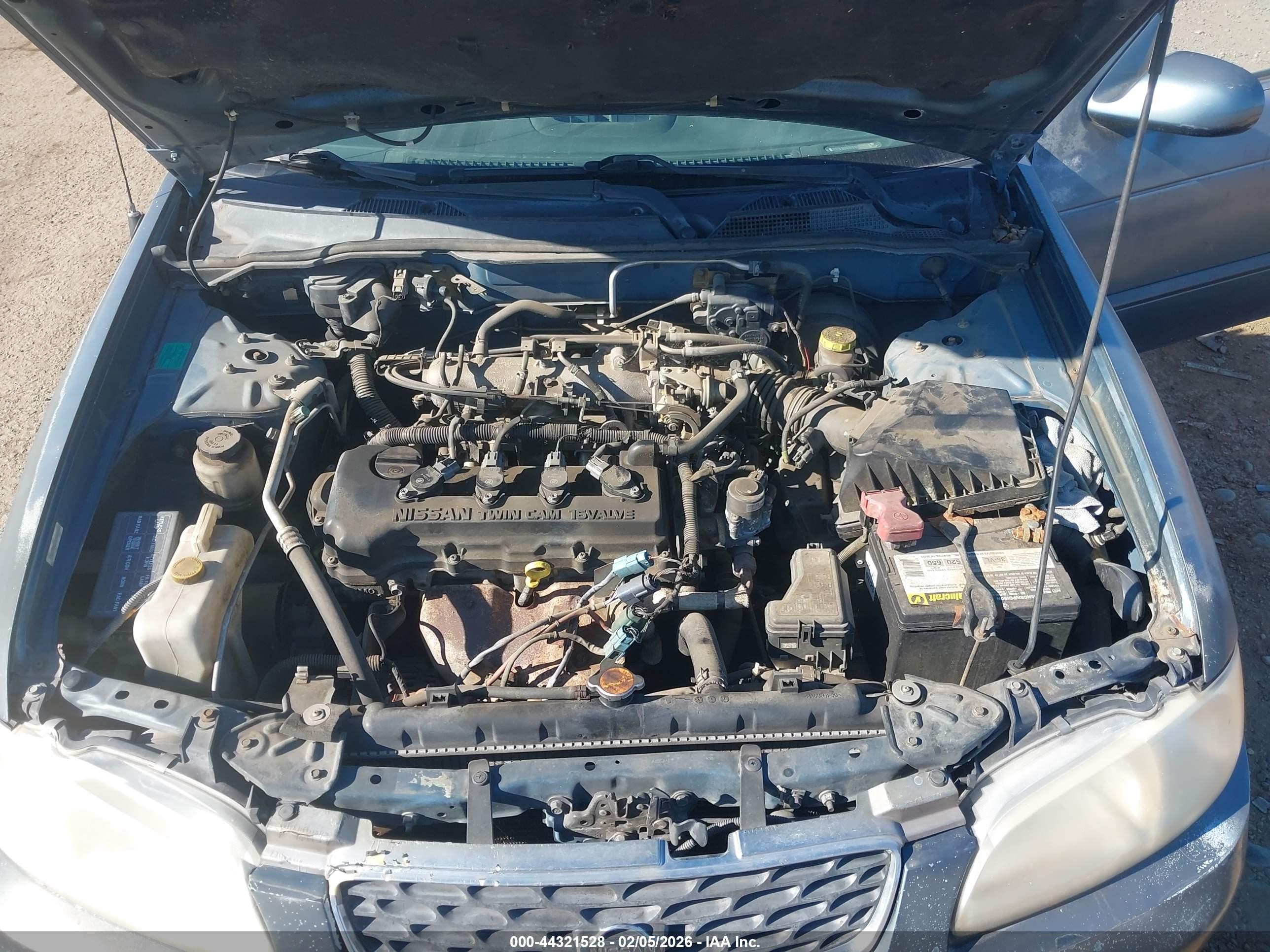 2001 Nissan Sentra Gxe Green vin: 3N1CB51D01L467030
