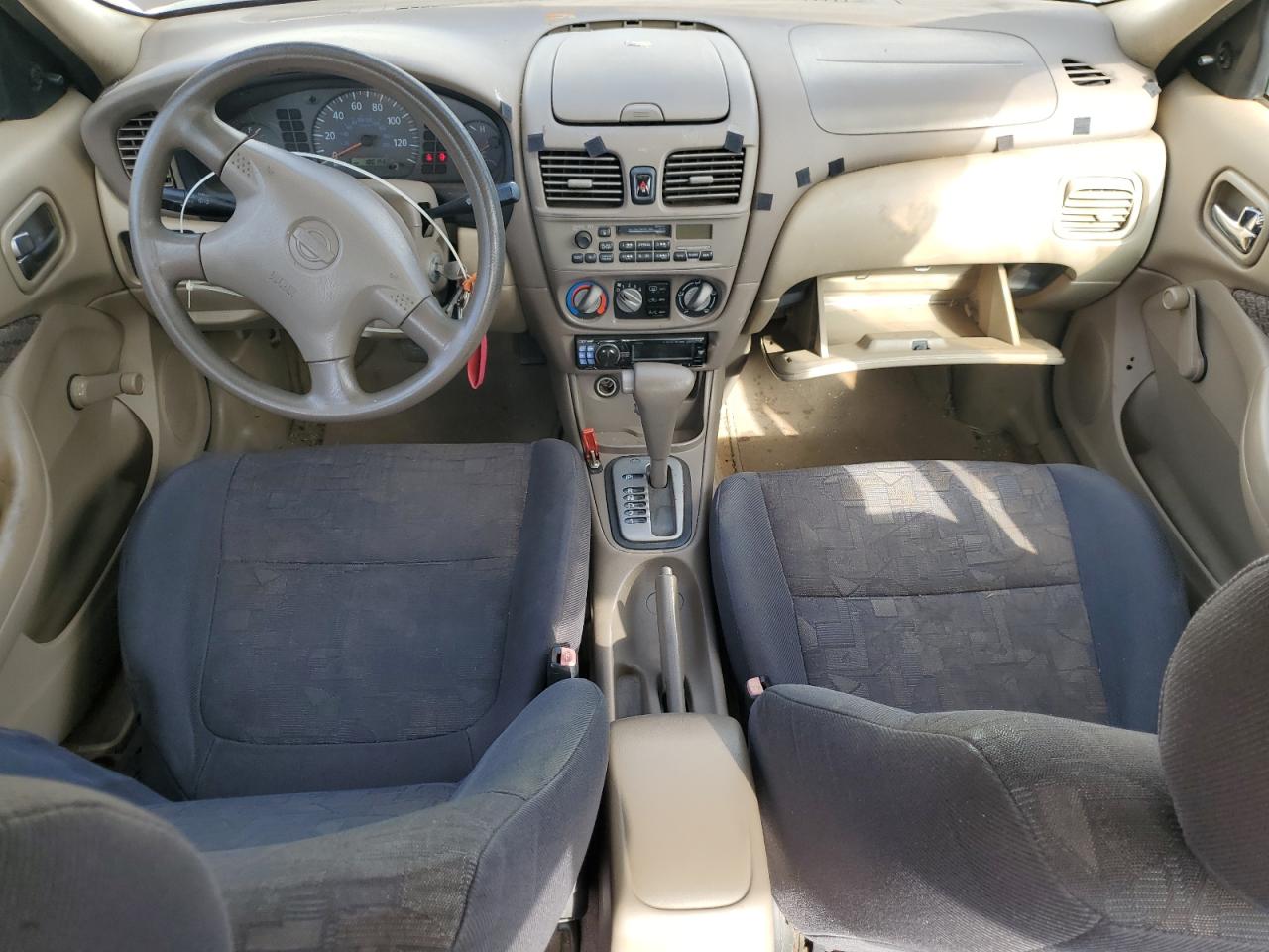 2001 Nissan Sentra Xe White vin: 3N1CB51D01L494180