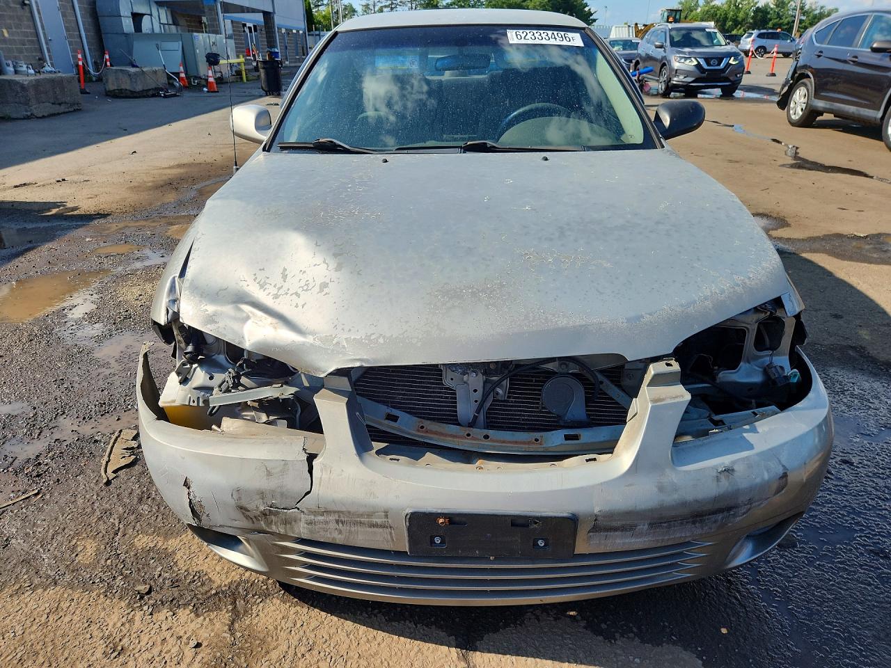 2001 Nissan Sentra Xe Silver vin: 3N1CB51D01L499136