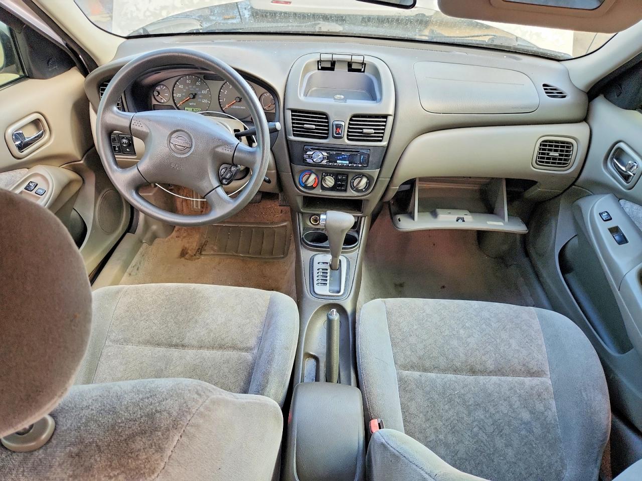 2001 Nissan Sentra Xe Silver vin: 3N1CB51D01L499136