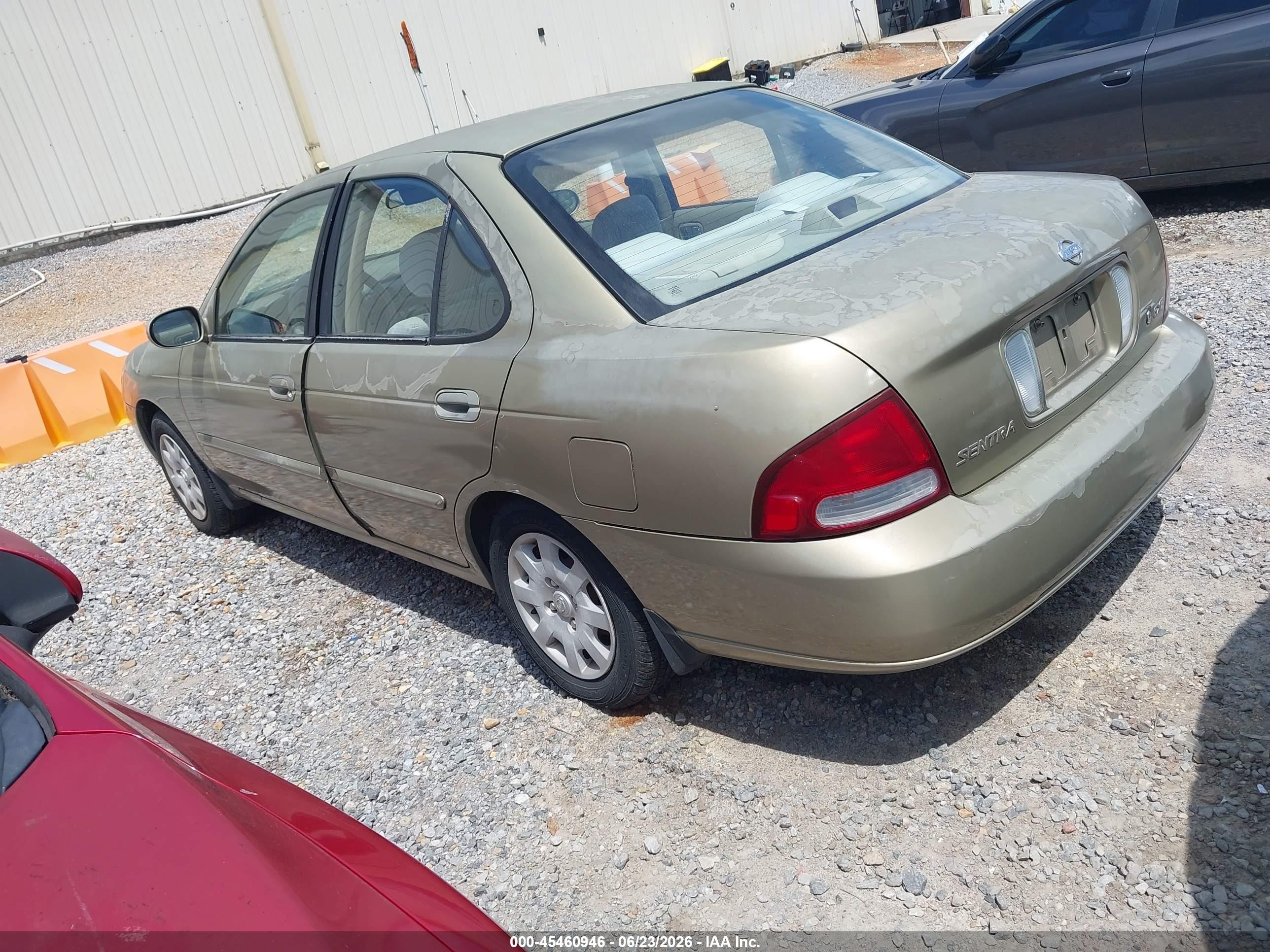 2002 Nissan Sentra Gxe Gold vin: 3N1CB51D02L678634