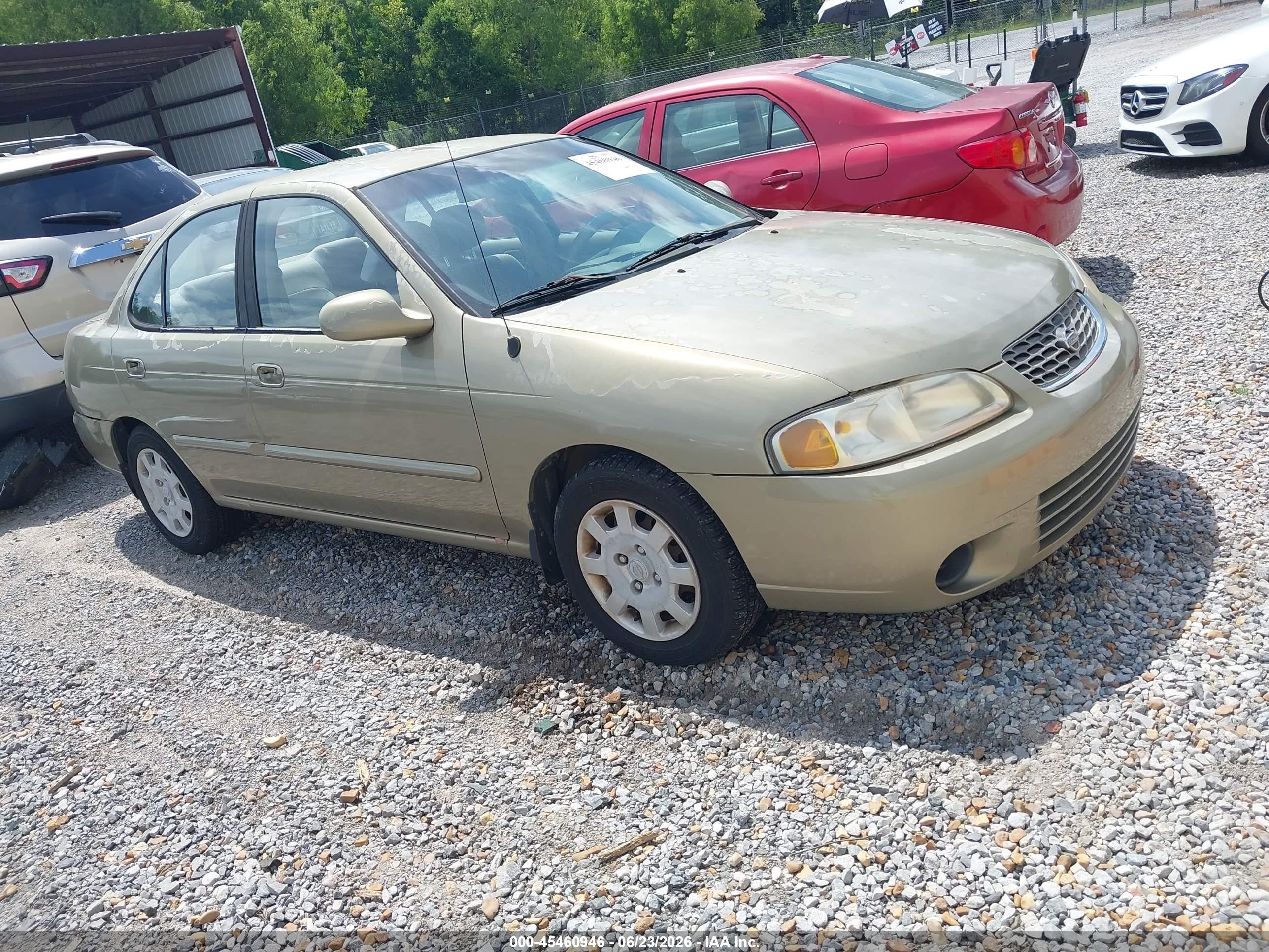 2002 Nissan Sentra Gxe Gold vin: 3N1CB51D02L678634