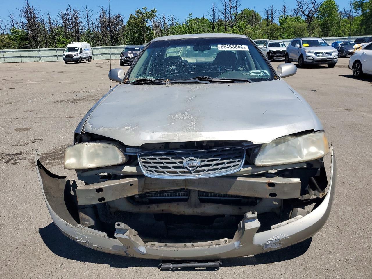 2002 Niss Sentra Beige vin: 3N1CB51D02L686457