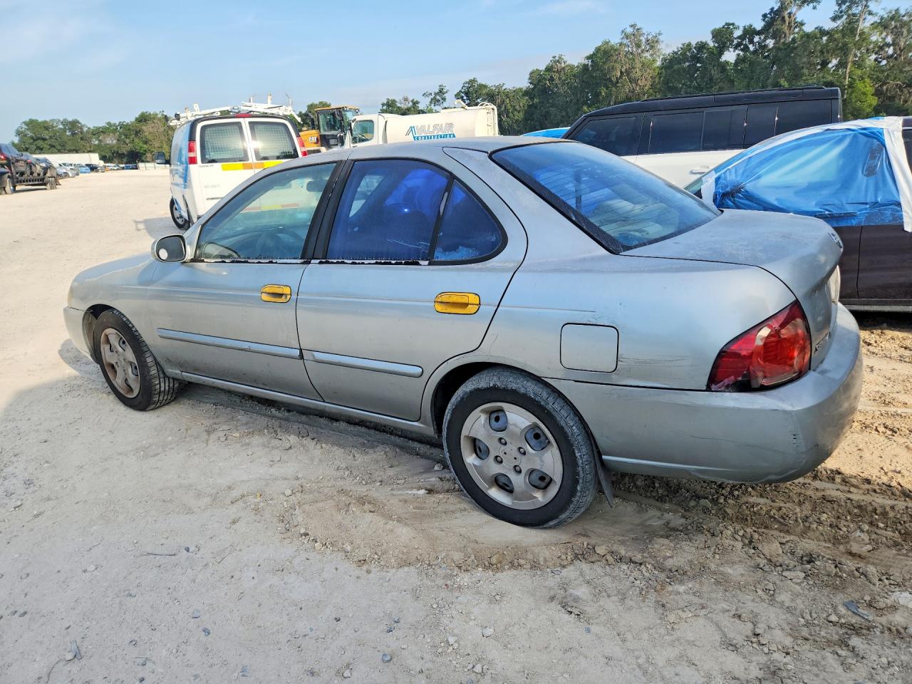 2004 Nissan Sentra 1.8 Gray vin: 3N1CB51D04L473785