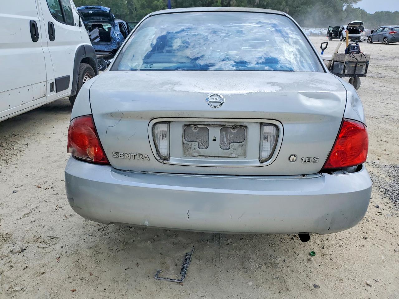 2004 Nissan Sentra 1.8 Gray vin: 3N1CB51D04L473785
