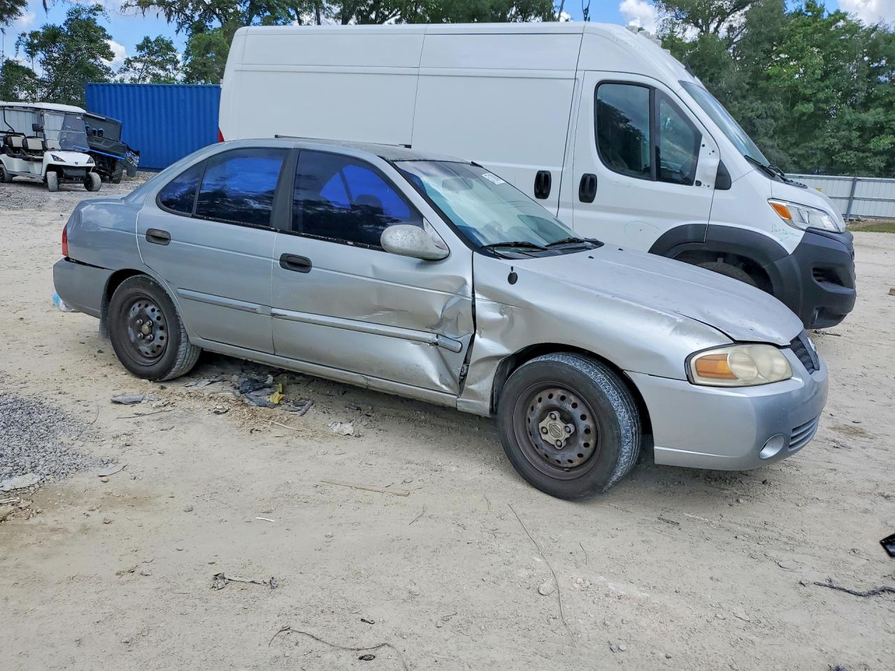 2004 Nissan Sentra 1.8 Gray vin: 3N1CB51D04L473785
