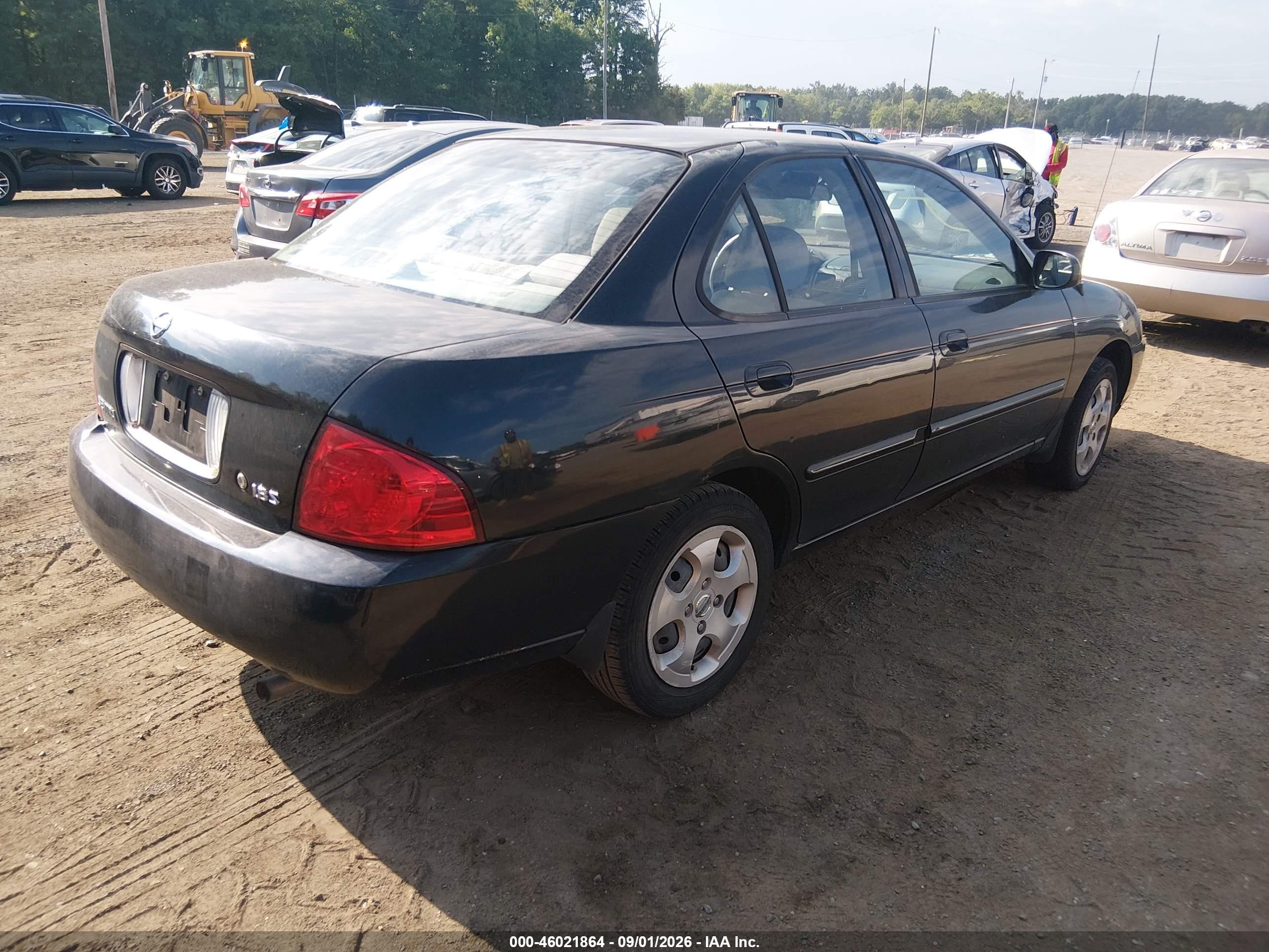 2004 Nissan Sentra 1.8s Black vin: 3N1CB51D04L888914