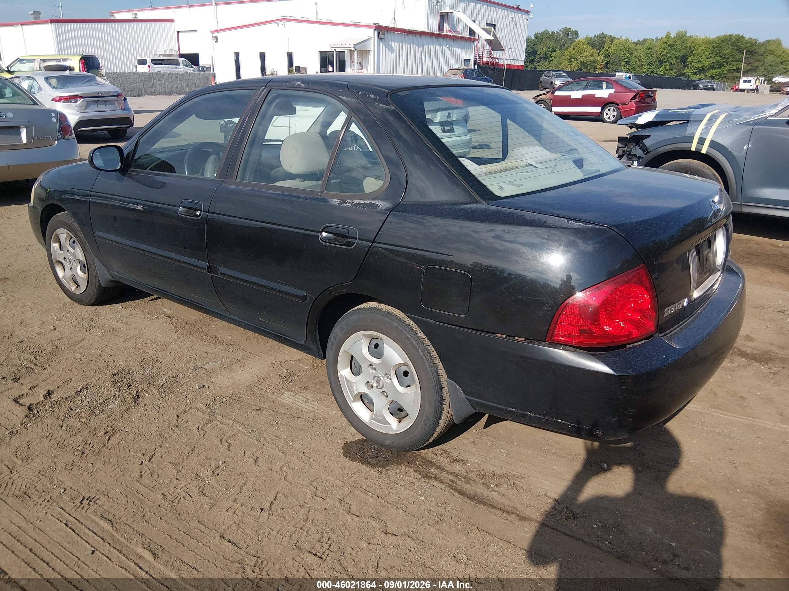 2004 Nissan Sentra 1.8s Black vin: 3N1CB51D04L888914