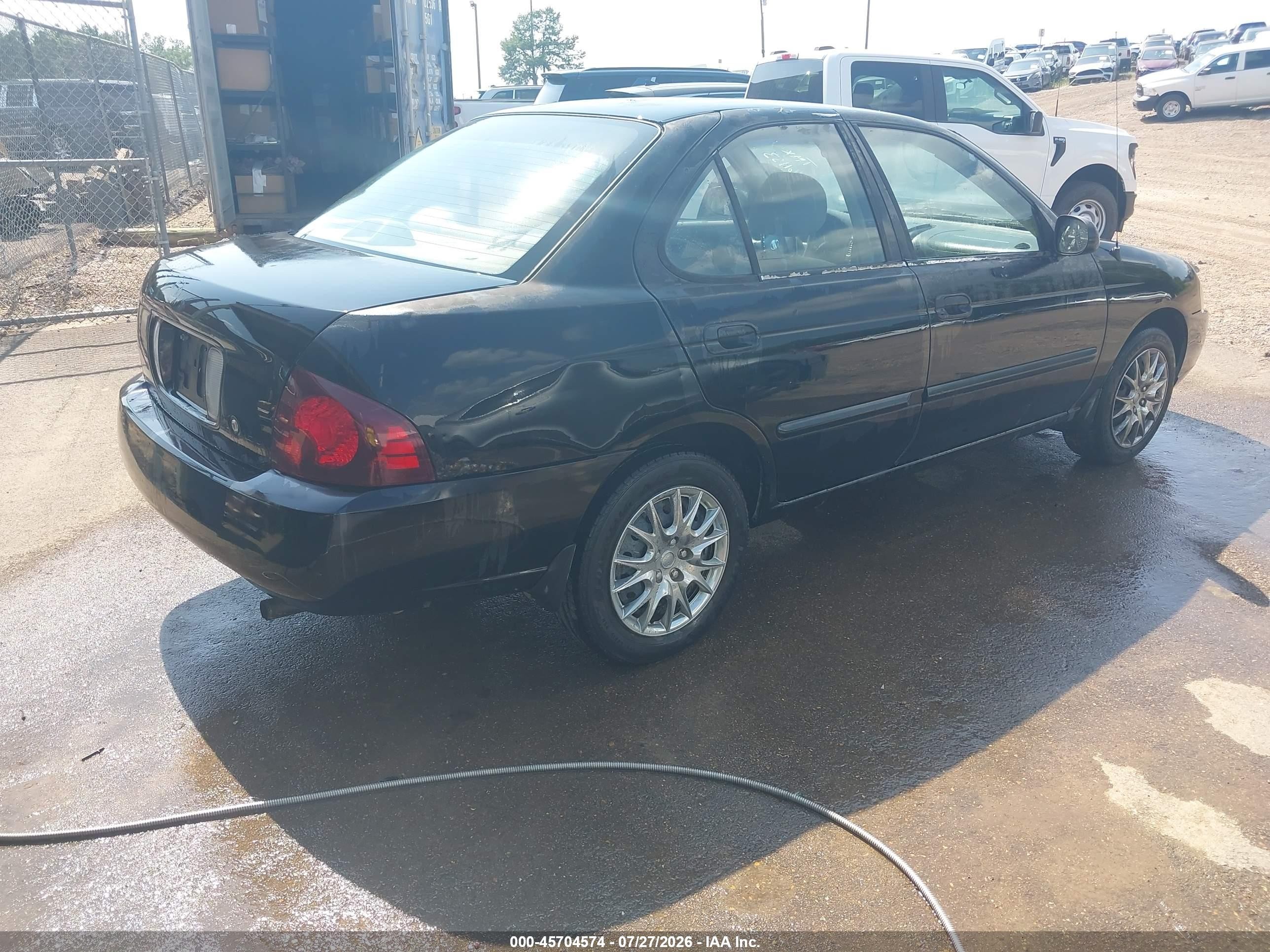 2005 Nissan Sentra 1.8s Черный vin: 3N1CB51D05L461153