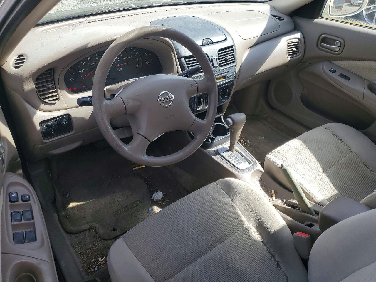 2005 Nissan Sentra 1.8 White vin: 3N1CB51D05L494640