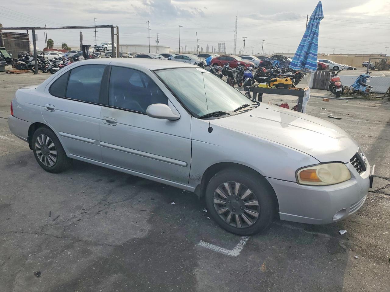 2005 Nissan Sentra 1.8 Silver vin: 3N1CB51D05L555579