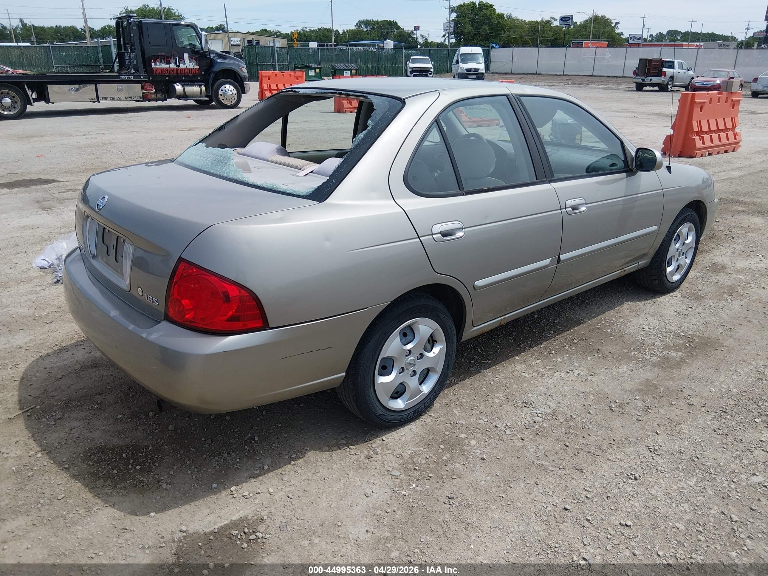 2005 Nissan Sentra 1.8s Champagne vin: 3N1CB51D05L566470