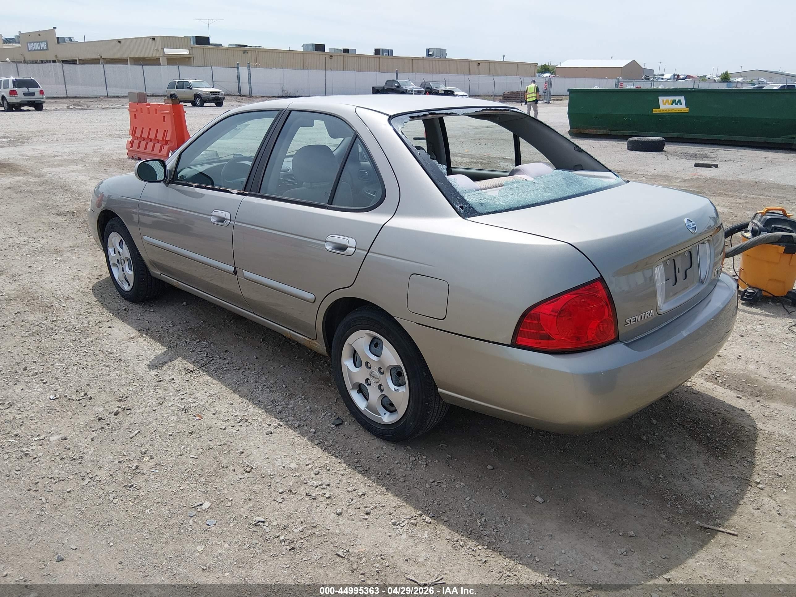 2005 Nissan Sentra 1.8s Champagne vin: 3N1CB51D05L566470