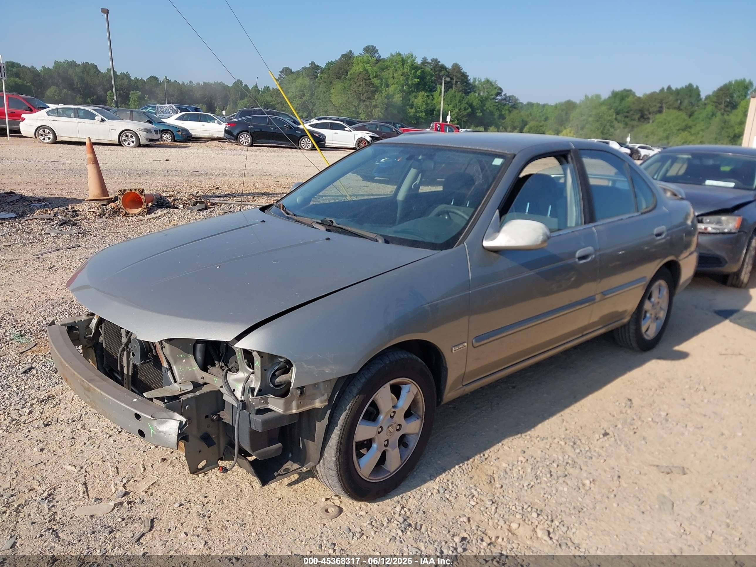 2006 Nissan Sentra 1.8s Tan vin: 3N1CB51D06L465592