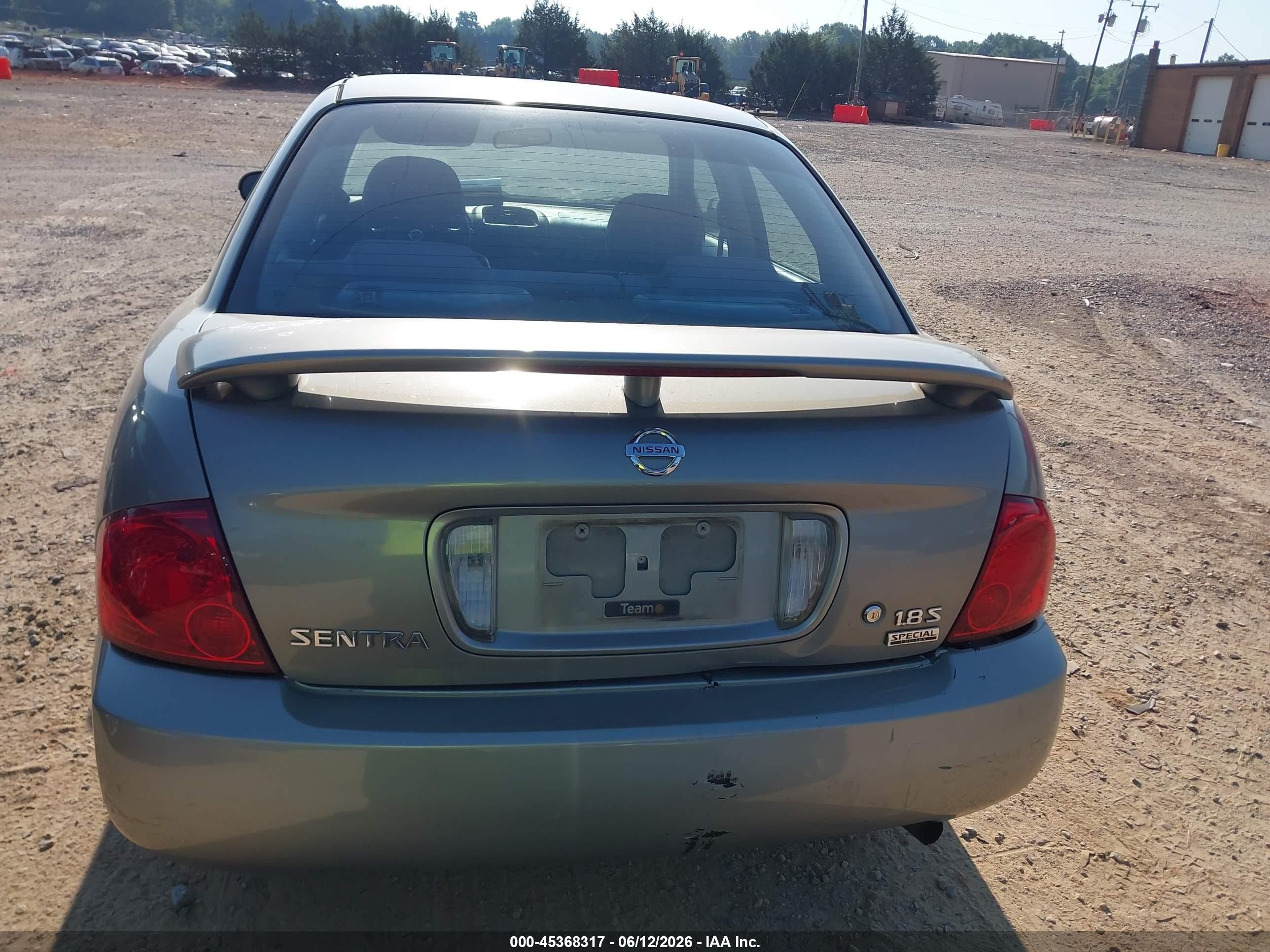 2006 Nissan Sentra 1.8s Tan vin: 3N1CB51D06L465592