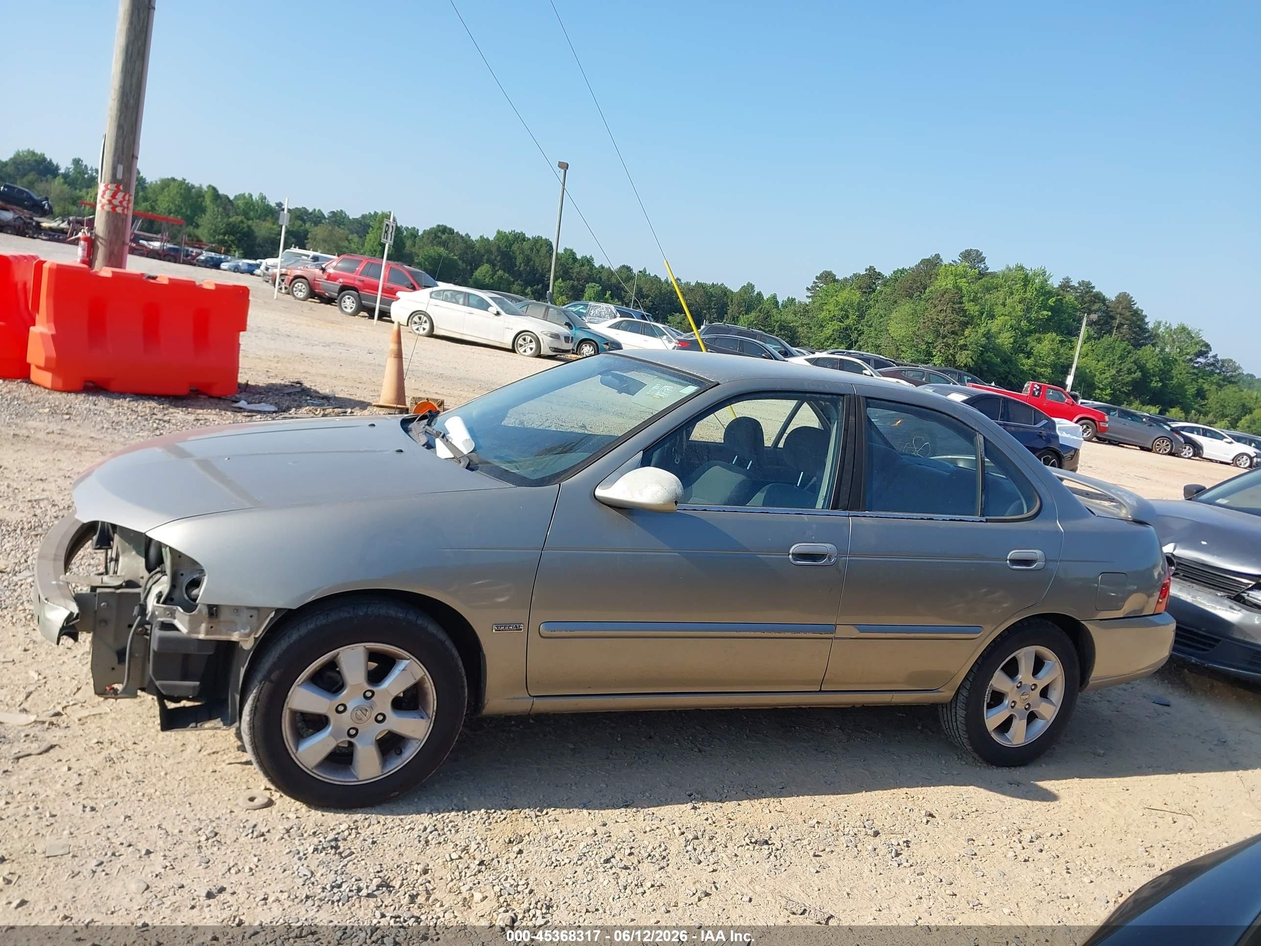 2006 Nissan Sentra 1.8s Tan vin: 3N1CB51D06L465592