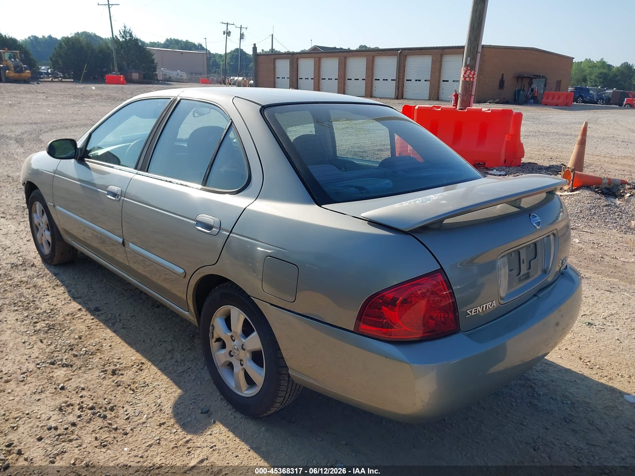 2006 Nissan Sentra 1.8s Tan vin: 3N1CB51D06L465592