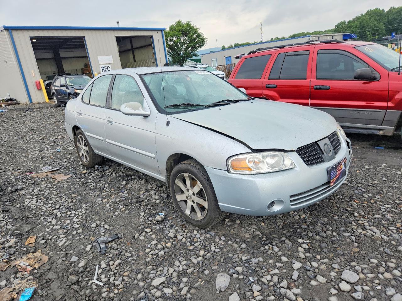 2006 Nissan Sentra 1.8 Silver vin: 3N1CB51D06L512362