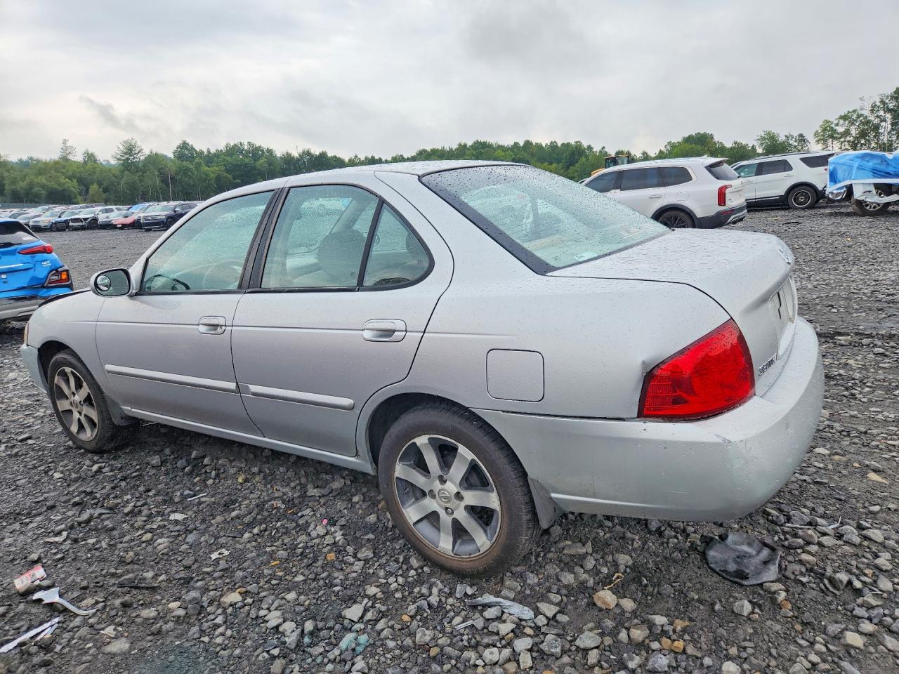 2006 Nissan Sentra 1.8 Silver vin: 3N1CB51D06L512362