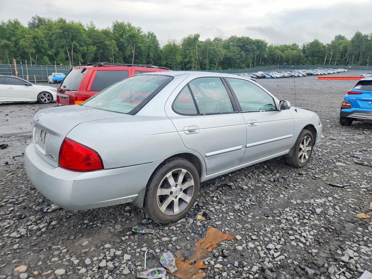 2006 Nissan Sentra 1.8 Silver vin: 3N1CB51D06L512362