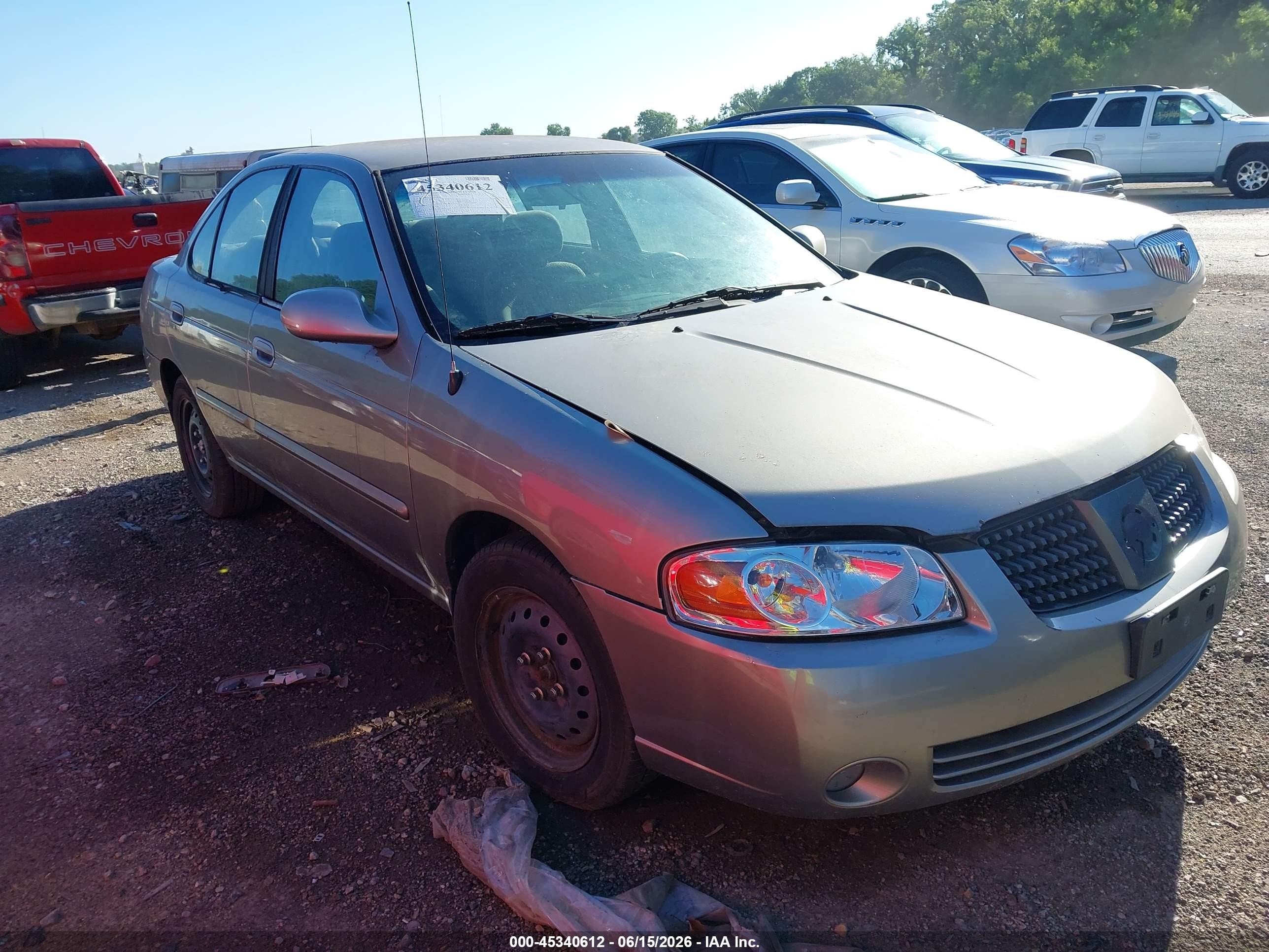 2006 Nissan Sentra 1.8s Silver vin: 3N1CB51D06L579060