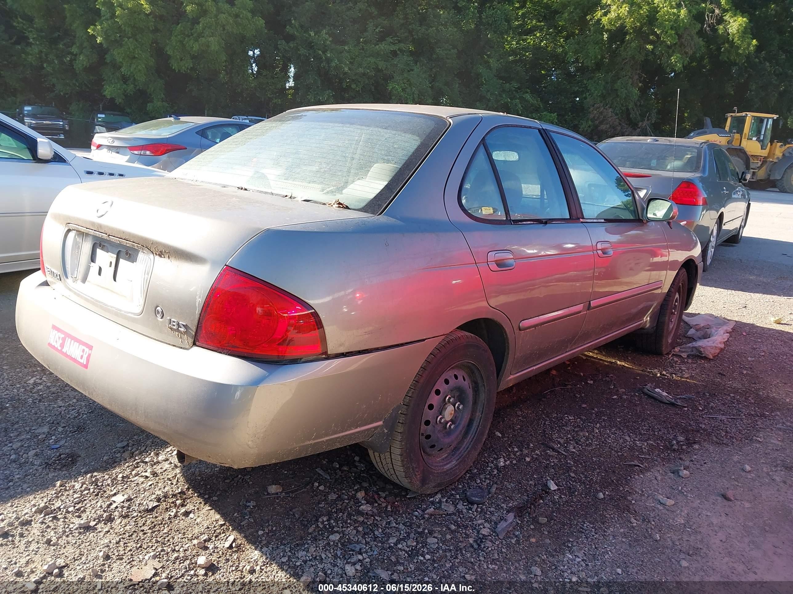 2006 Nissan Sentra 1.8s Silver vin: 3N1CB51D06L579060
