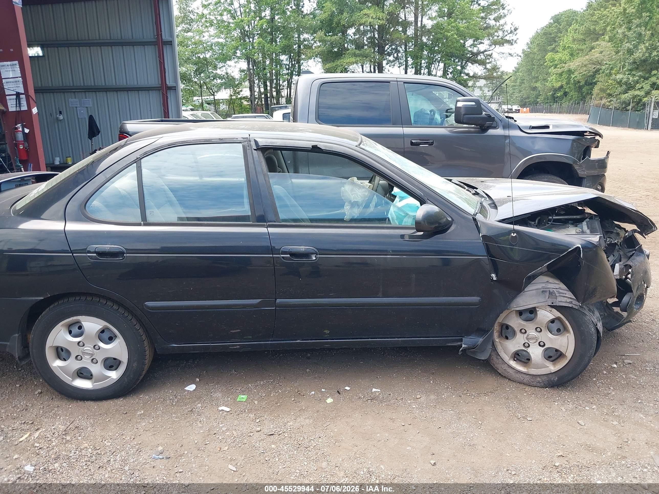 2006 Nissan Sentra 1.8s Черный vin: 3N1CB51D06L601350