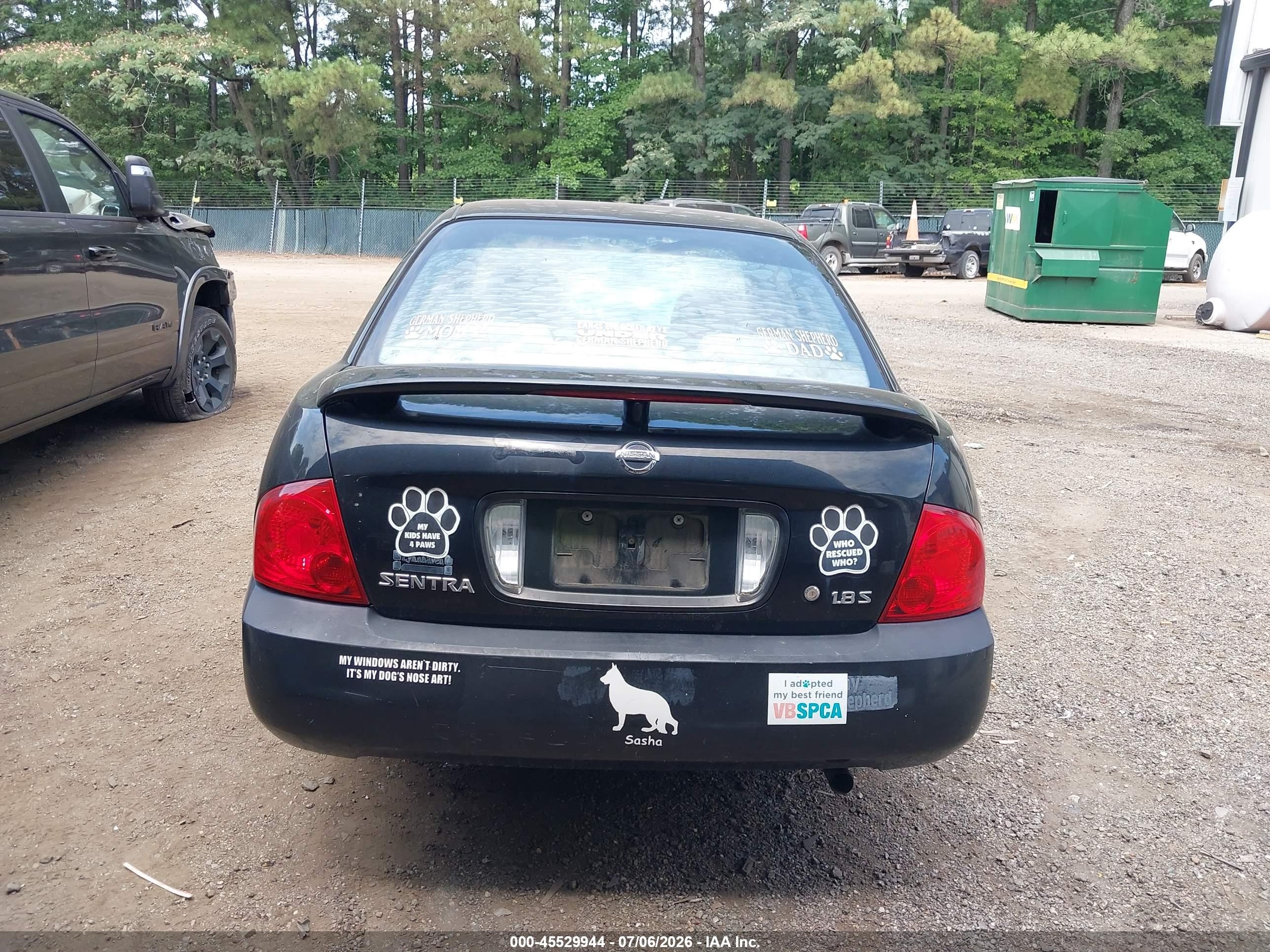 2006 Nissan Sentra 1.8s Черный vin: 3N1CB51D06L601350
