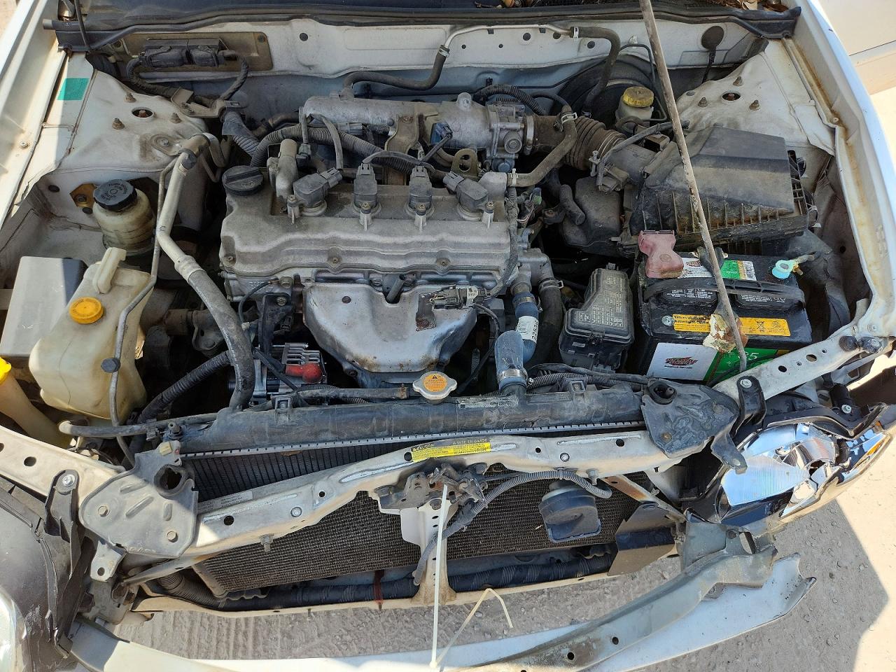 2006 Nissan Sentra 1.8 White vin: 3N1CB51D06L602837