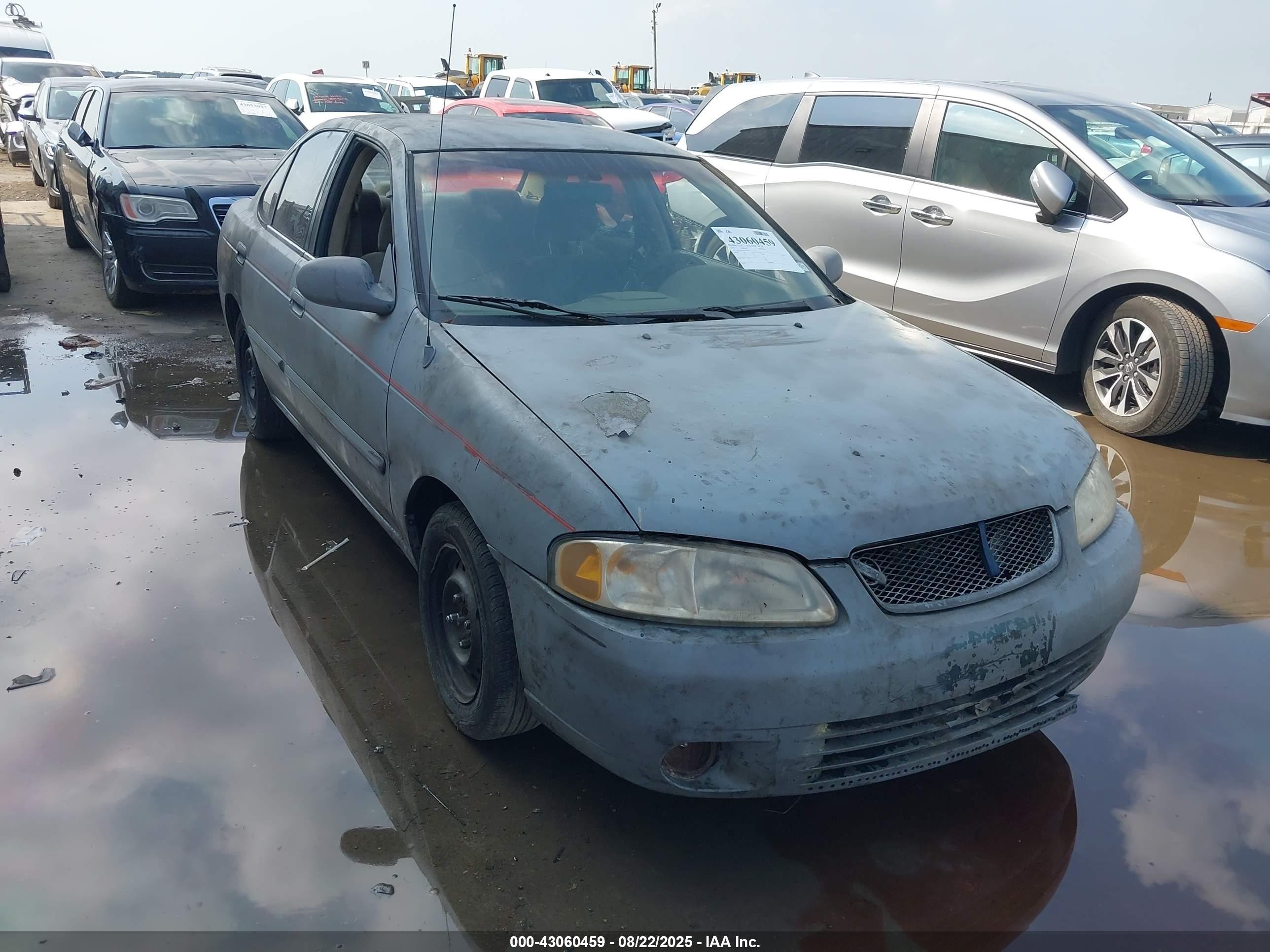 2000 Nissan Sentra Gxe/xe Gray vin: 3N1CB51D0YL300113