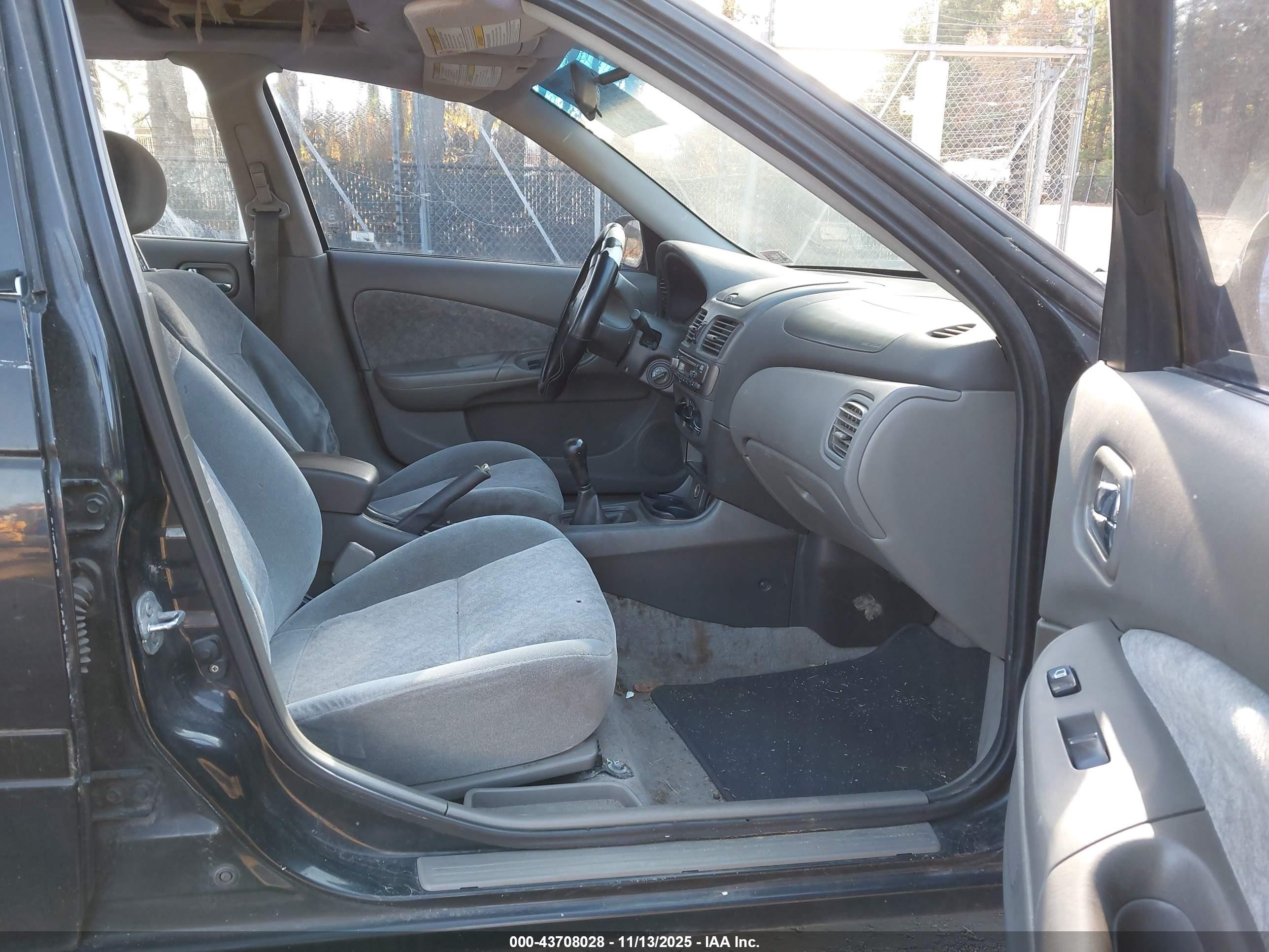 2000 Nissan Sentra Gxe/xe Black vin: 3N1CB51D0YL321513