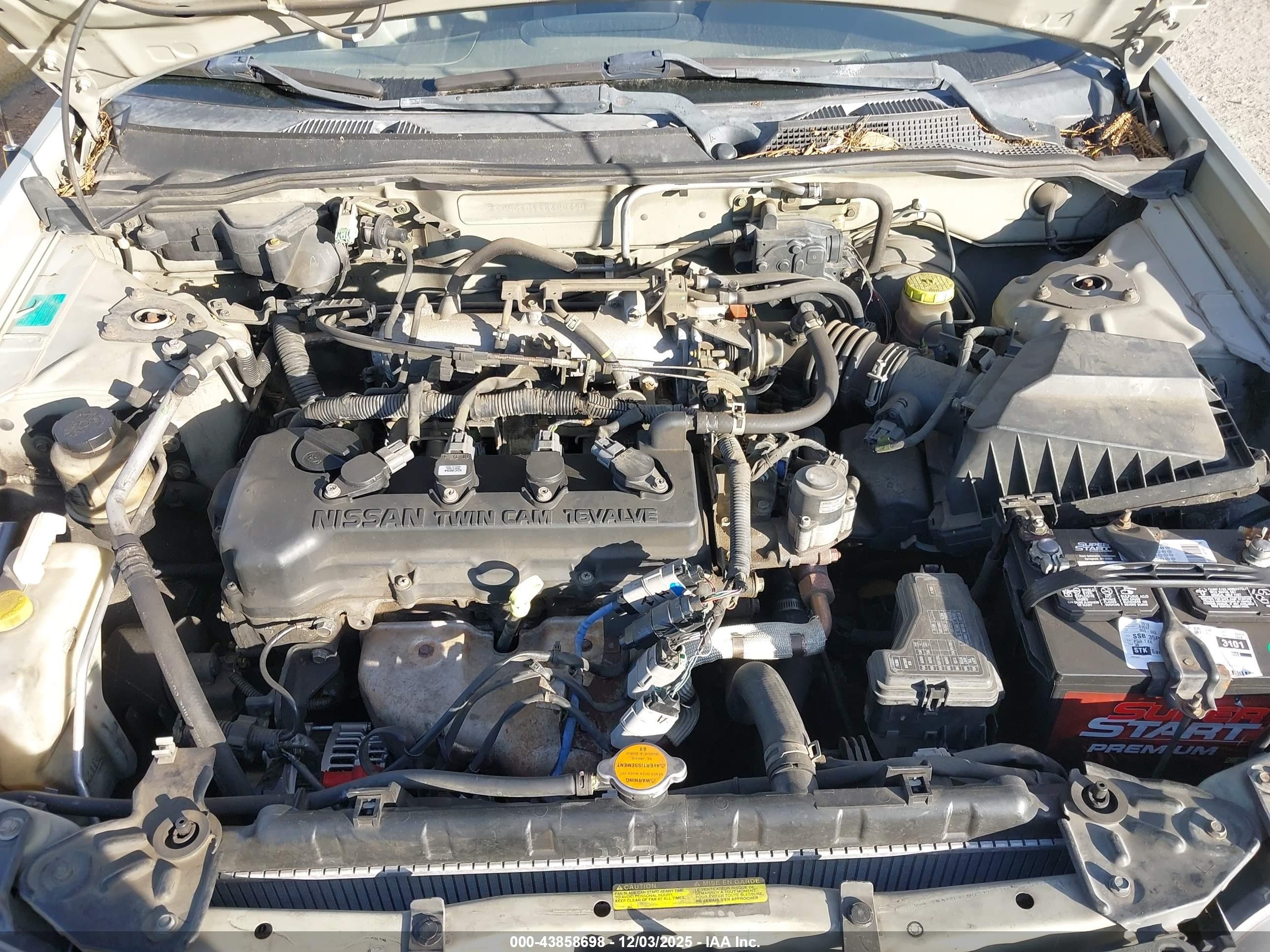 2001 Nissan Sentra Gxe Gold vin: 3N1CB51D11L420430