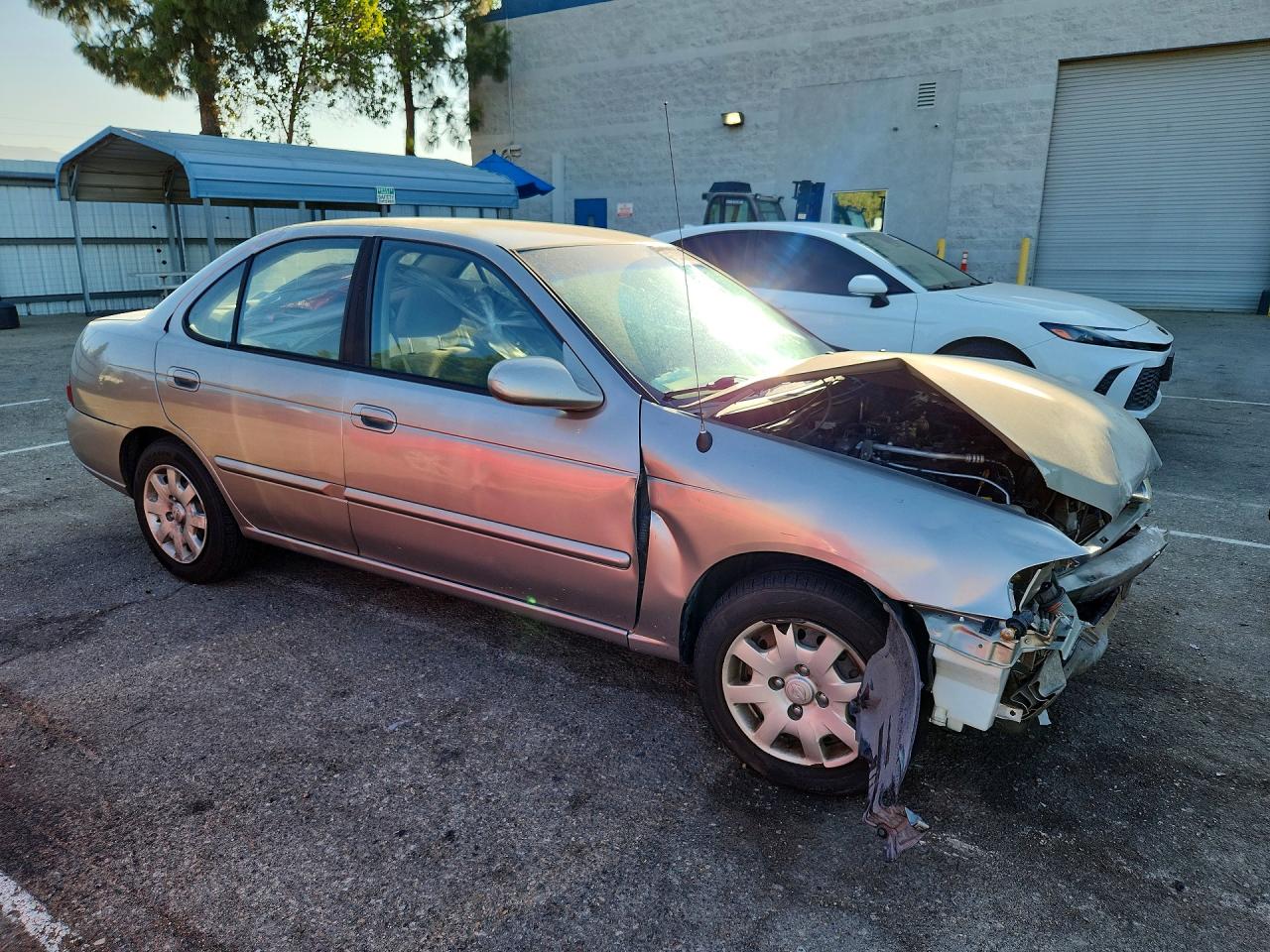 2001 Nissan Sentra Xe Silver vin: 3N1CB51D11L436708