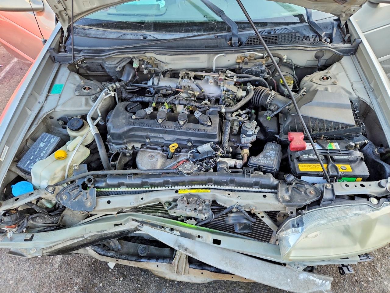 2001 Nissan Sentra Xe Silver vin: 3N1CB51D11L436708