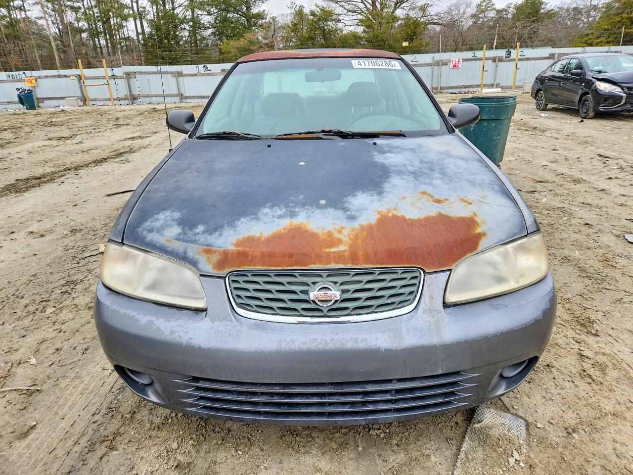 2001 Nissan Sentra Xe Gray vin: 3N1CB51D11L454920