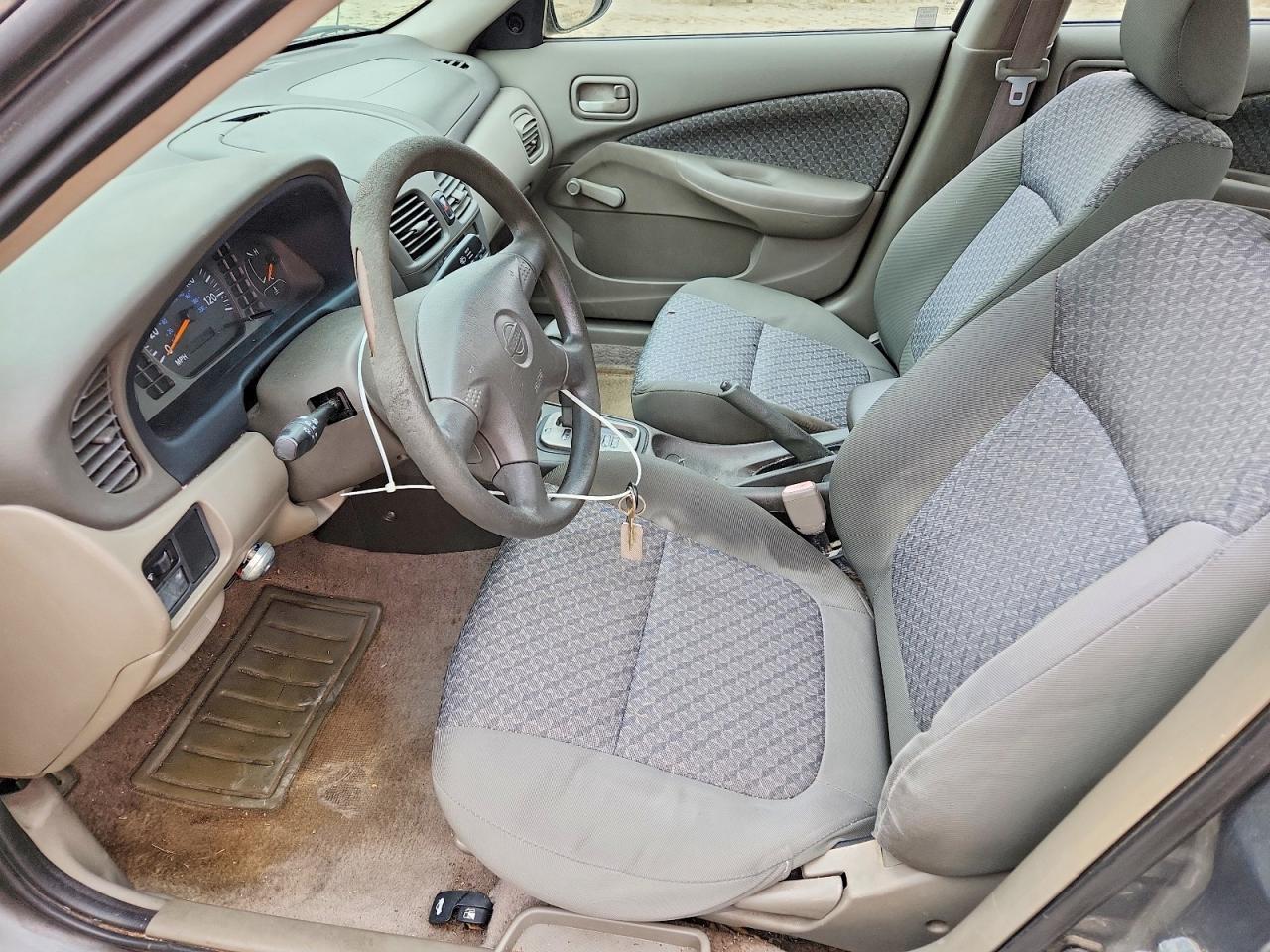 2001 Nissan Sentra Xe Gray vin: 3N1CB51D11L454920