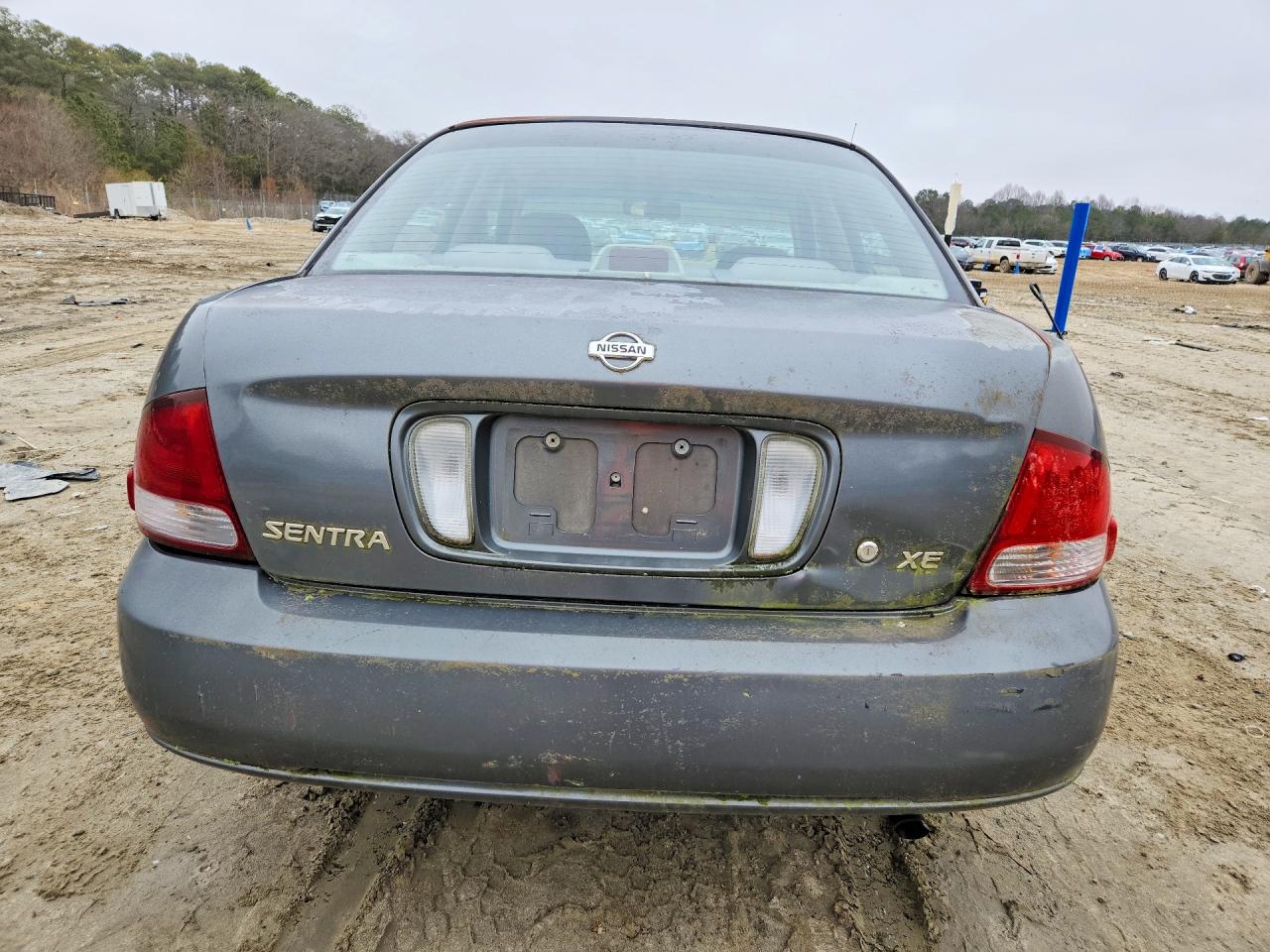 2001 Nissan Sentra Xe Gray vin: 3N1CB51D11L454920