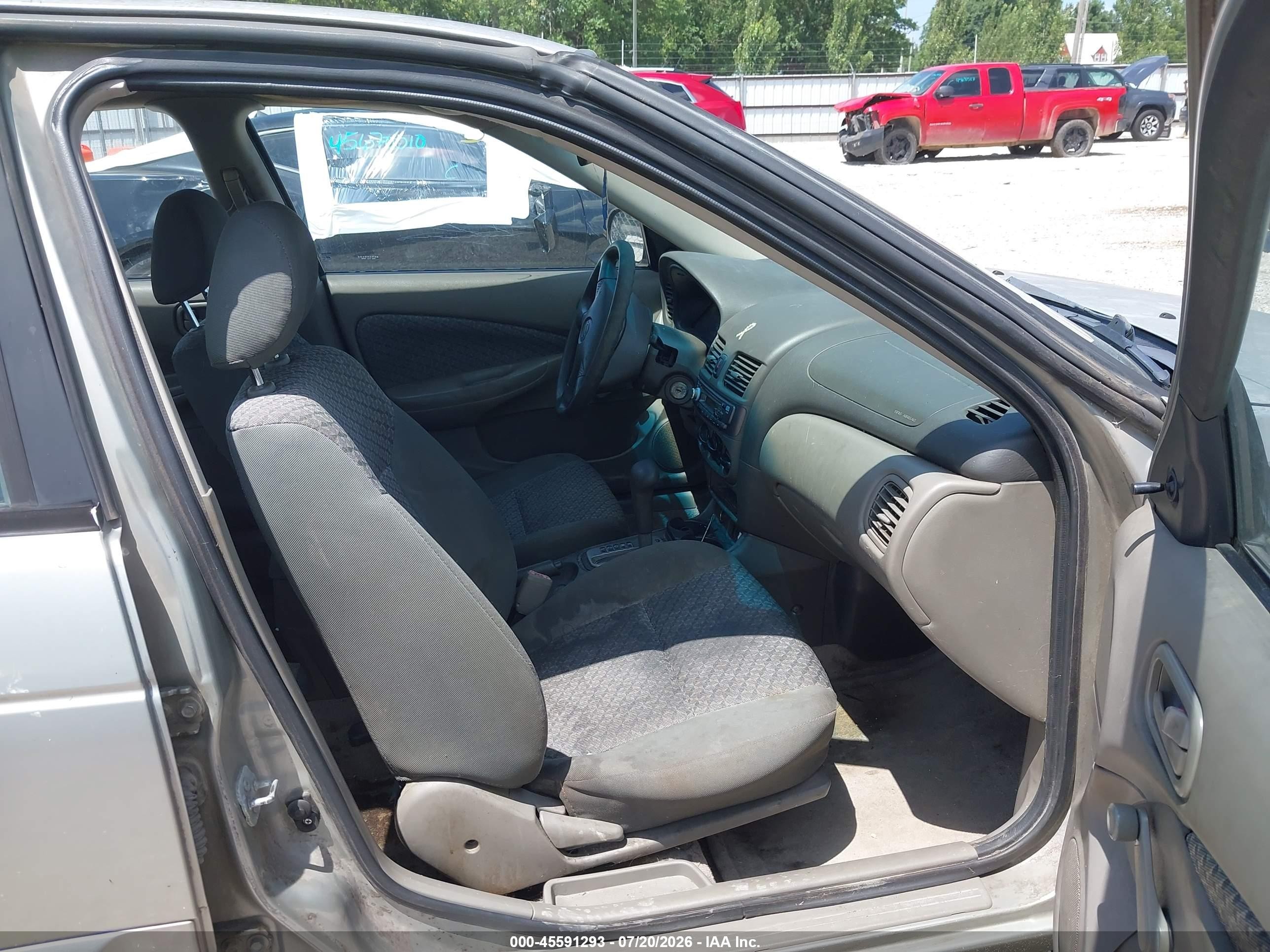 2002 Nissan Sentra Xe Beige vin: 3N1CB51D12L610083