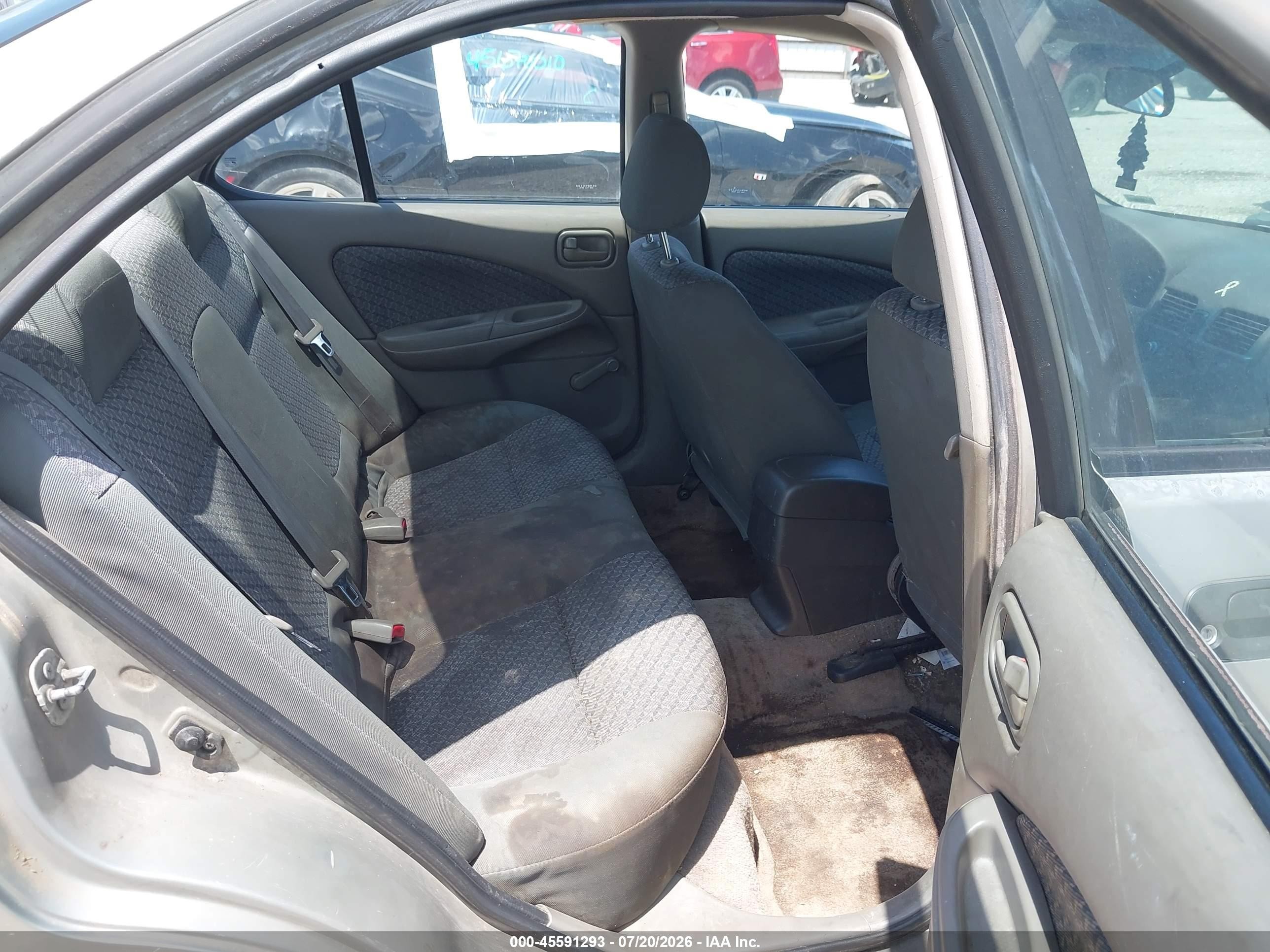 2002 Nissan Sentra Xe Beige vin: 3N1CB51D12L610083