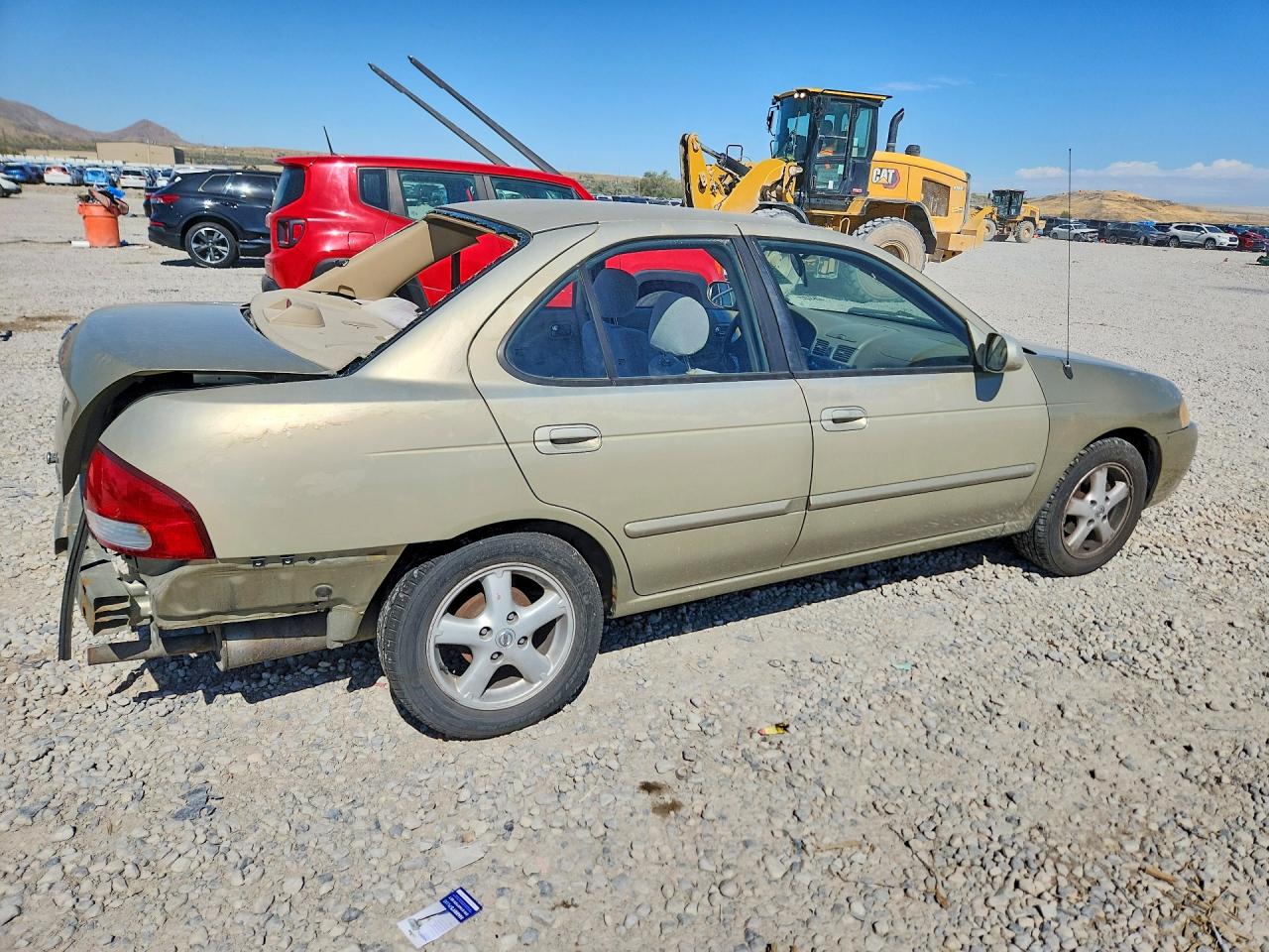 2002 Nissan Sentra Xe/gxe Tan vin: 3N1CB51D12L612254