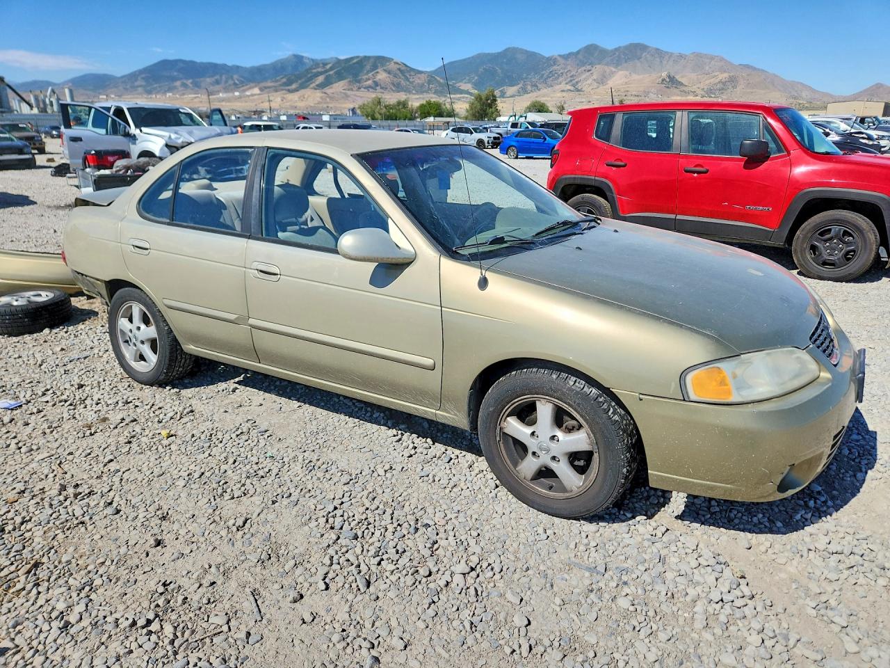 2002 Nissan Sentra Xe/gxe Tan vin: 3N1CB51D12L612254