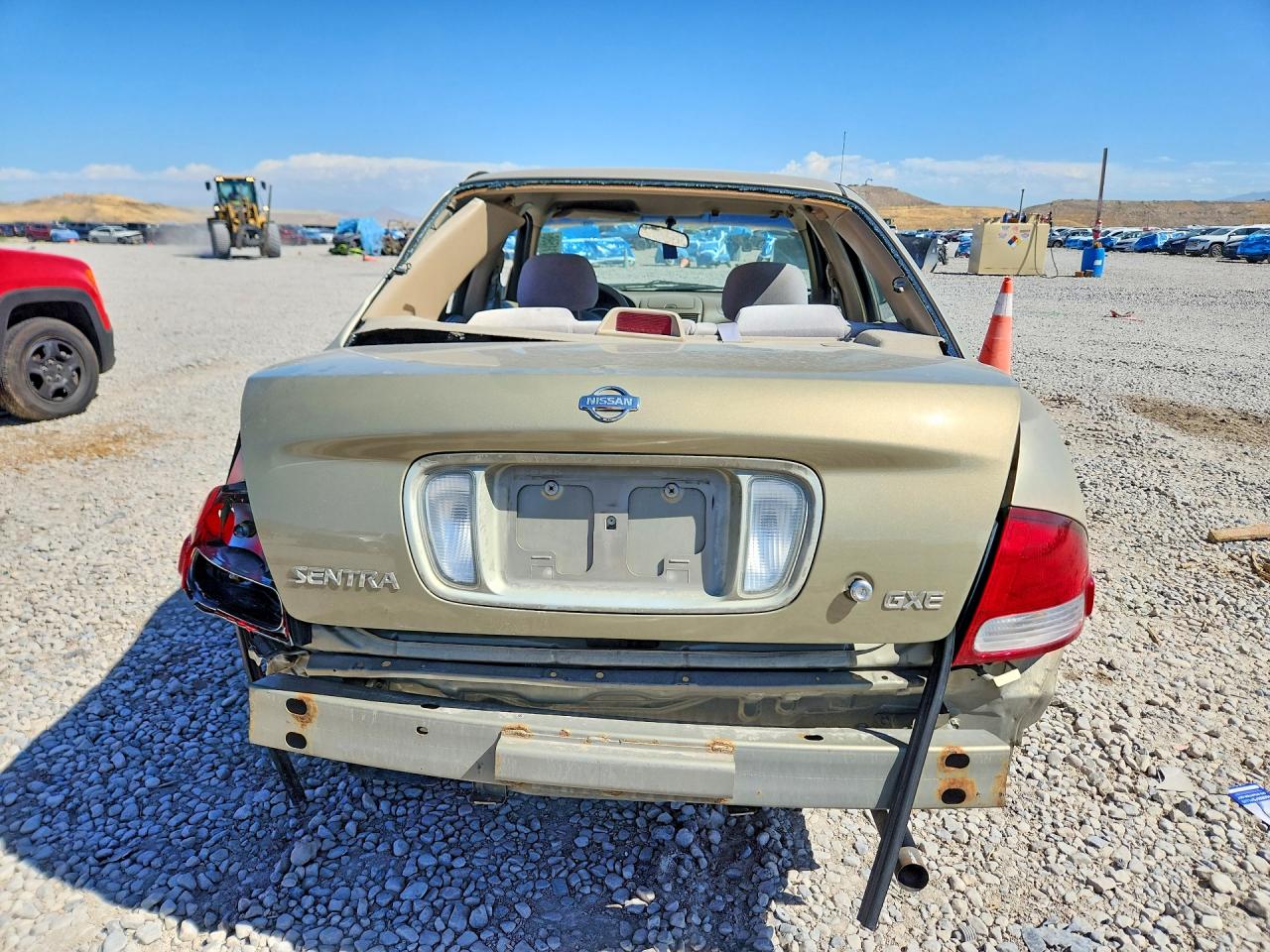 2002 Nissan Sentra Xe/gxe Tan vin: 3N1CB51D12L612254