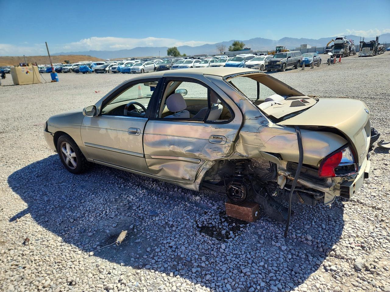 2002 Nissan Sentra Xe/gxe Tan vin: 3N1CB51D12L612254