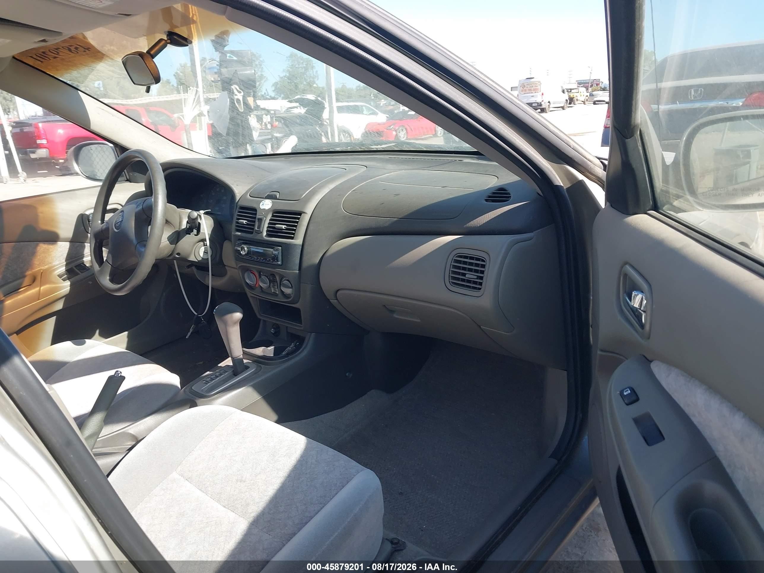 2002 Nissan Sentra Gxe Silver vin: 3N1CB51D12L692011