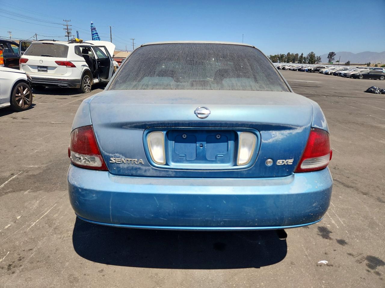 2003 Nissan Sentra Xe Синий vin: 3N1CB51D13L777299