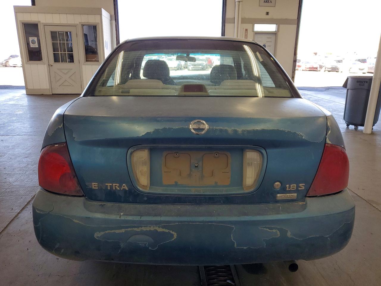 2004 Nissan Sentra 1.8 Blue vin: 3N1CB51D14L831945