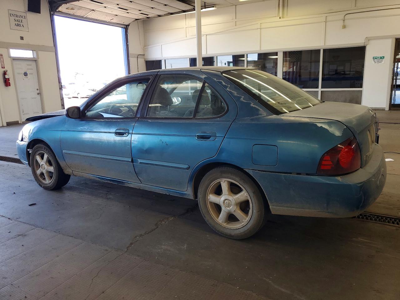 2004 Nissan Sentra 1.8 Blue vin: 3N1CB51D14L831945