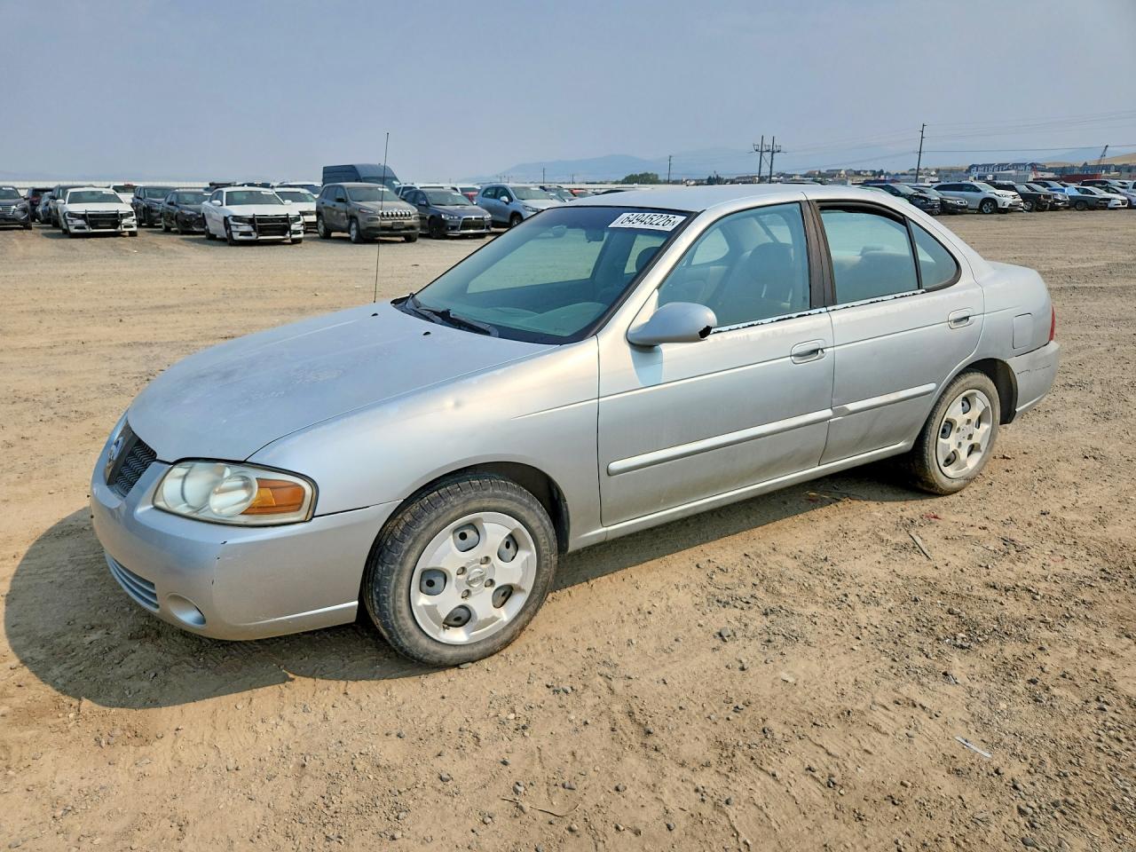 2004 Nissan Sentra 1.8 Silver vin: 3N1CB51D14L843853